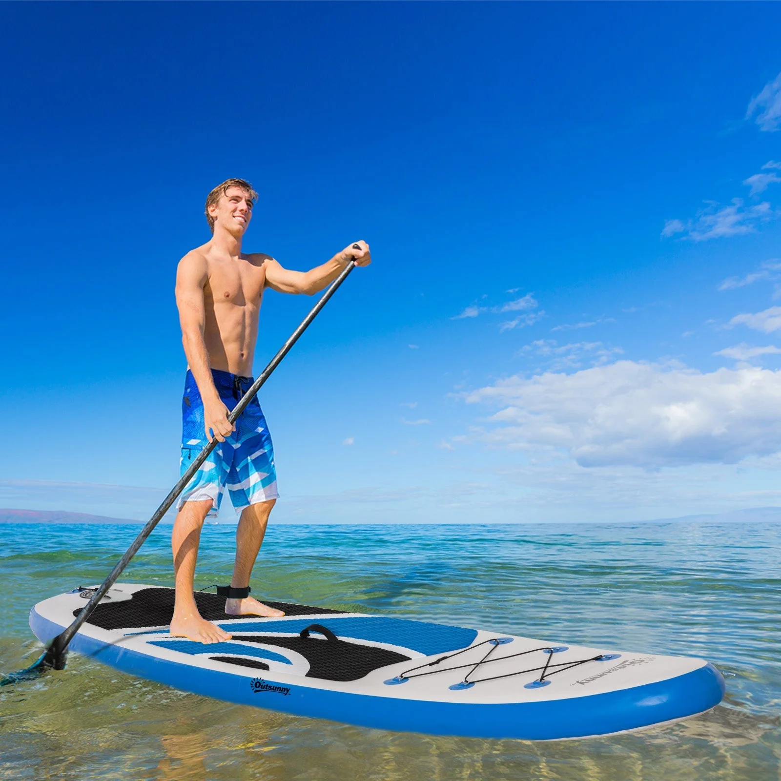 10.6' x 32" x 6" Inflatable Stand Up Paddle Board - Image 2