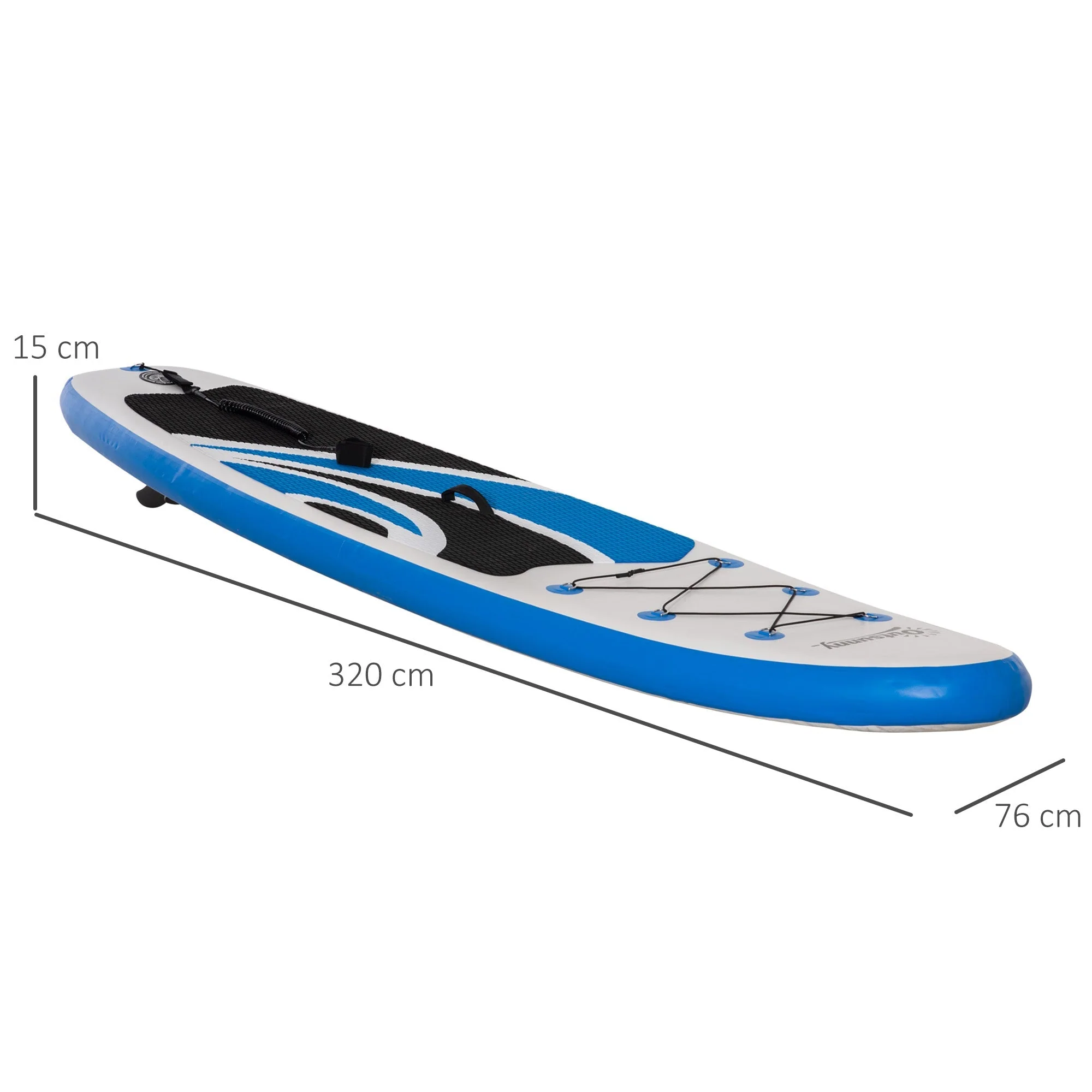 10.6' x 32" x 6" Inflatable Stand Up Paddle Board - Image 3