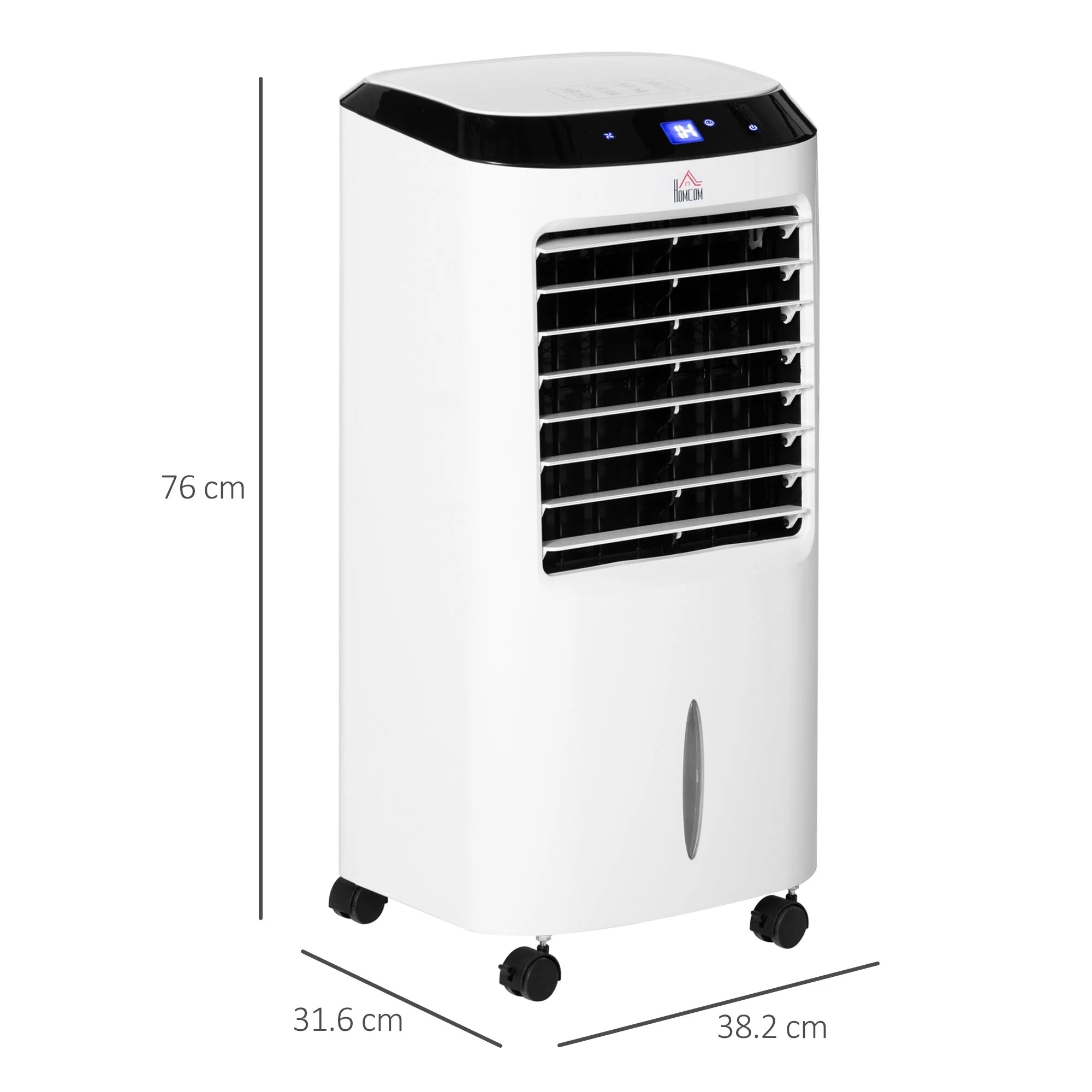 10L Multifunction Three Speed Air Cooler With Remote Control White - Image 2