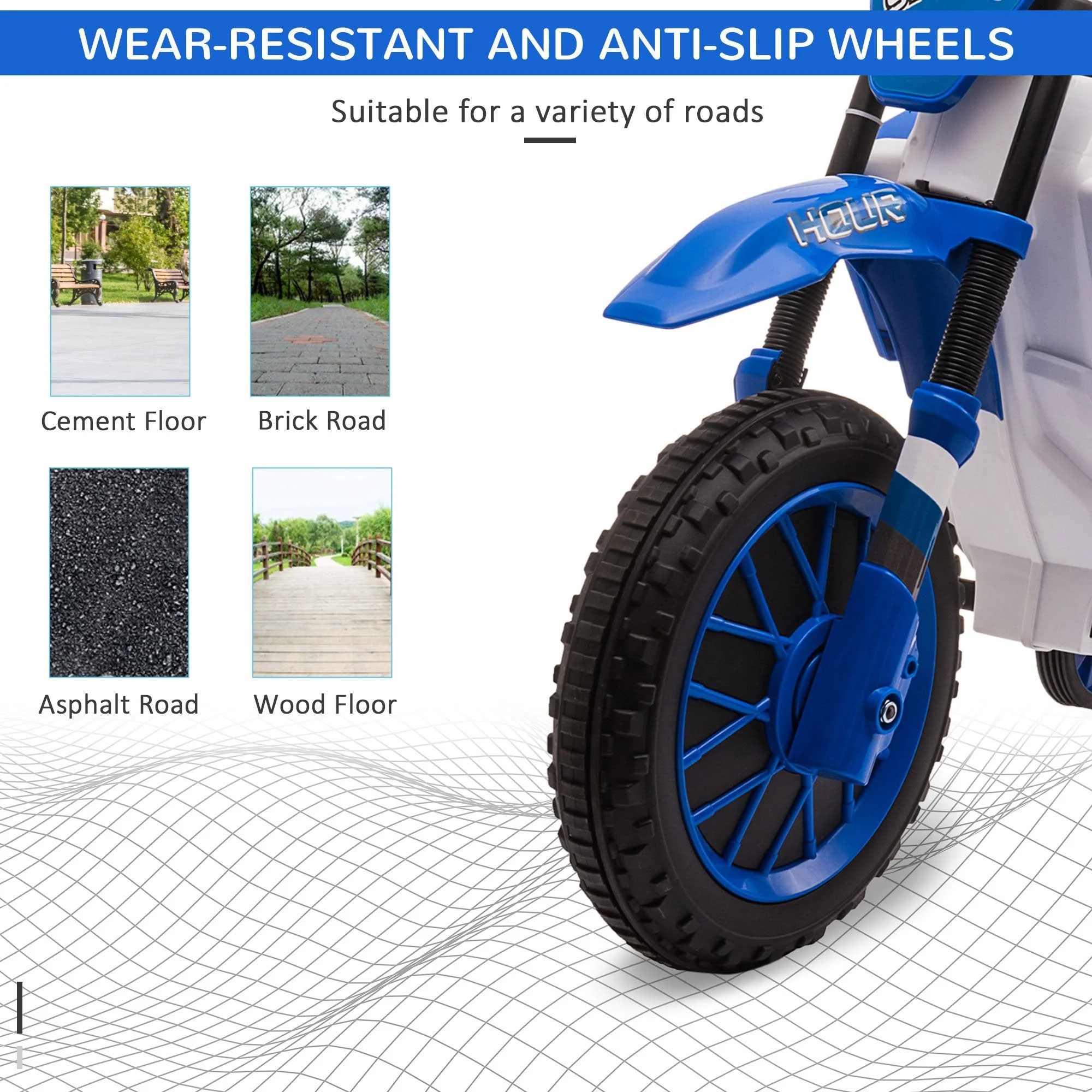 12V Kids Electric Motorcycle Ride-On - Image 7