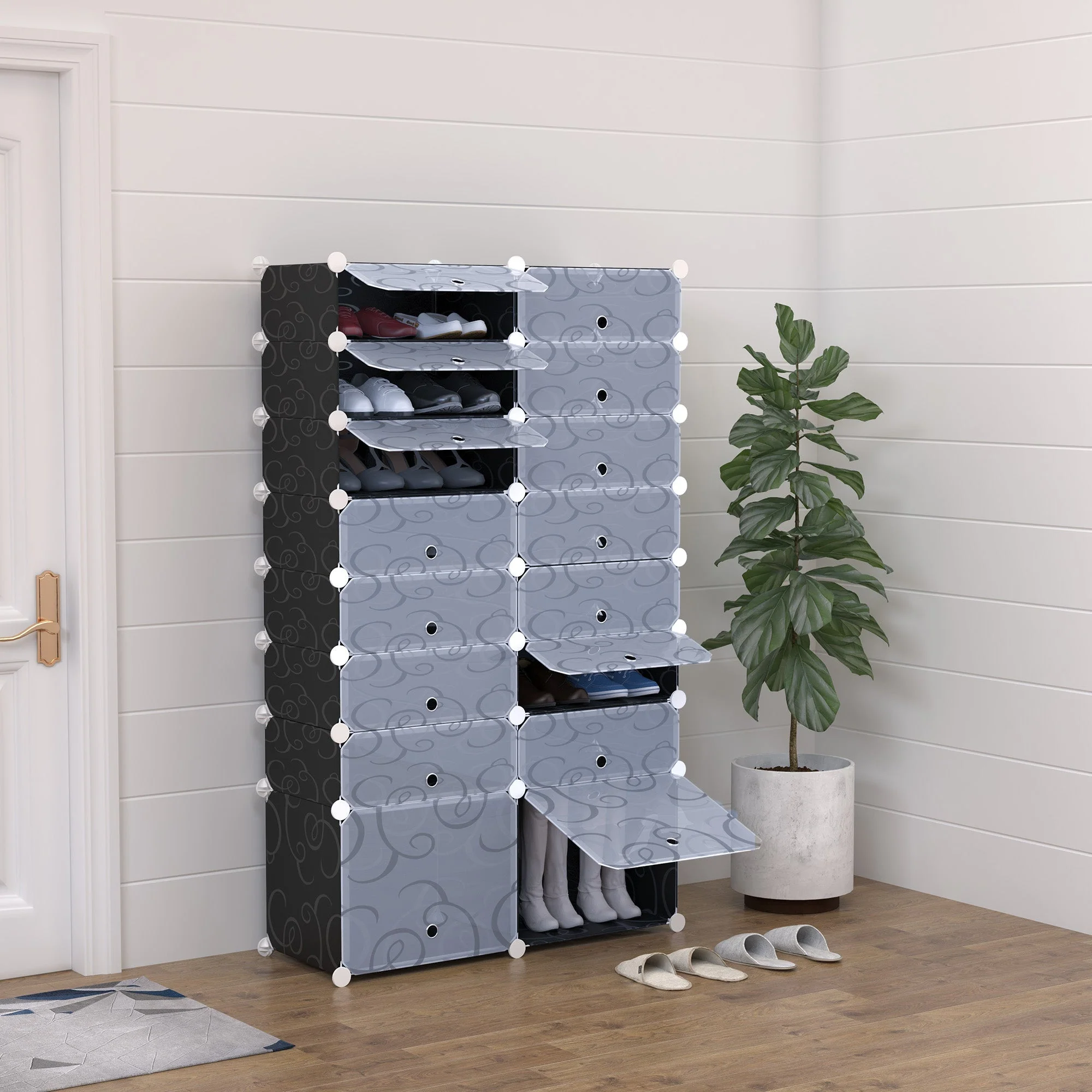 16 Cube Shoe Rack - Image 2
