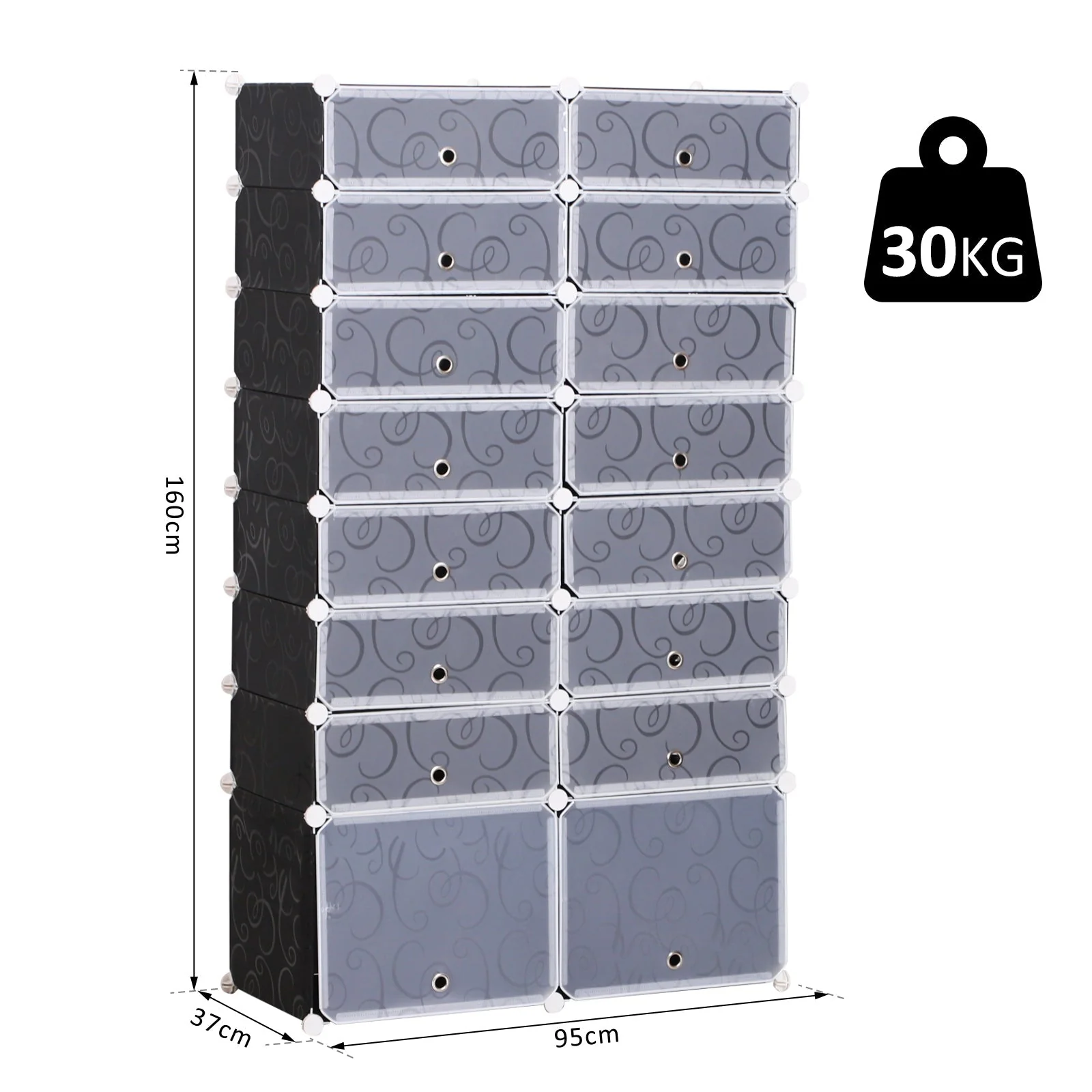 16 Cube Shoe Rack - Image 3