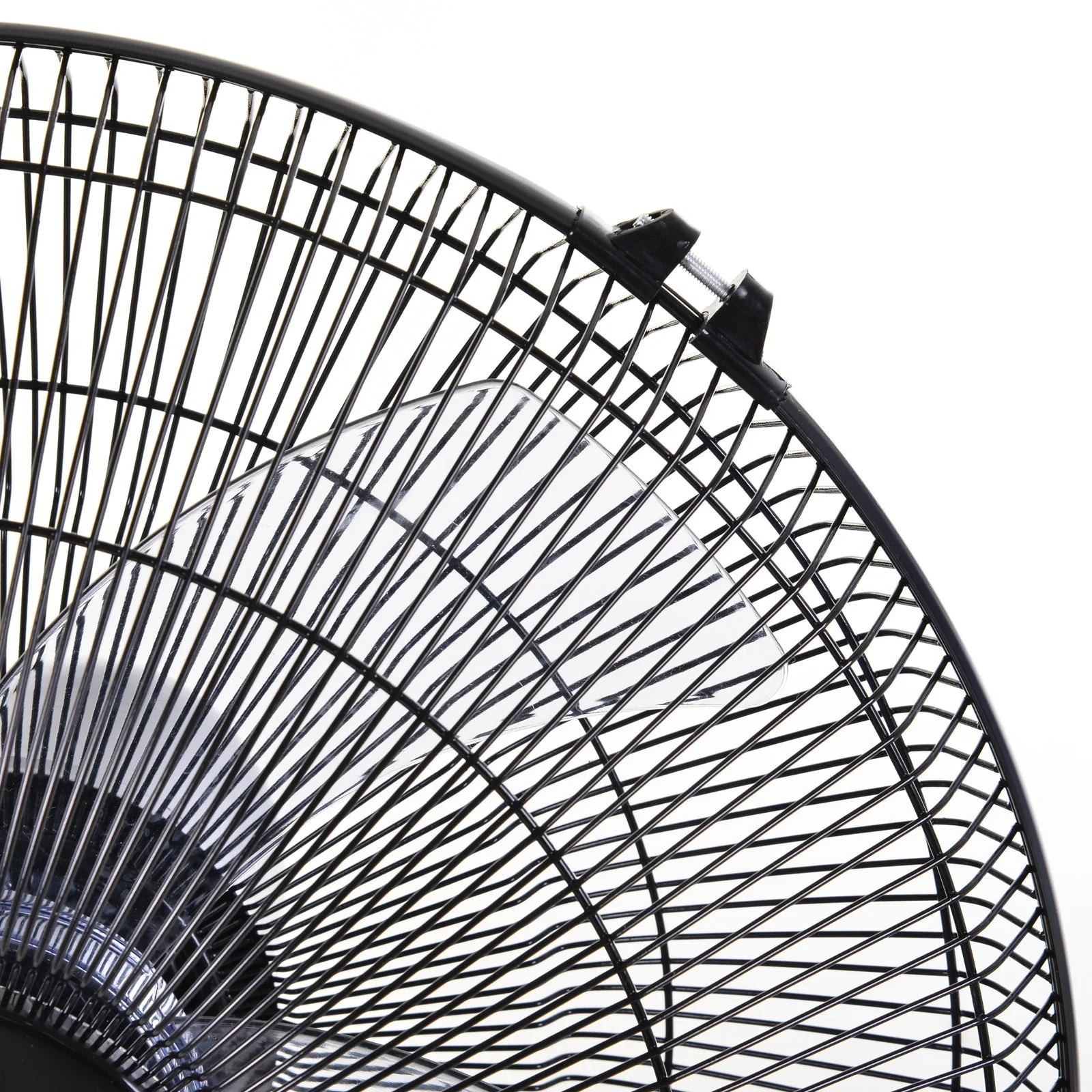17" Oscillating Three Speed Adjustable Height Pedestal Fan With Remote Black by Homcom - Image 9