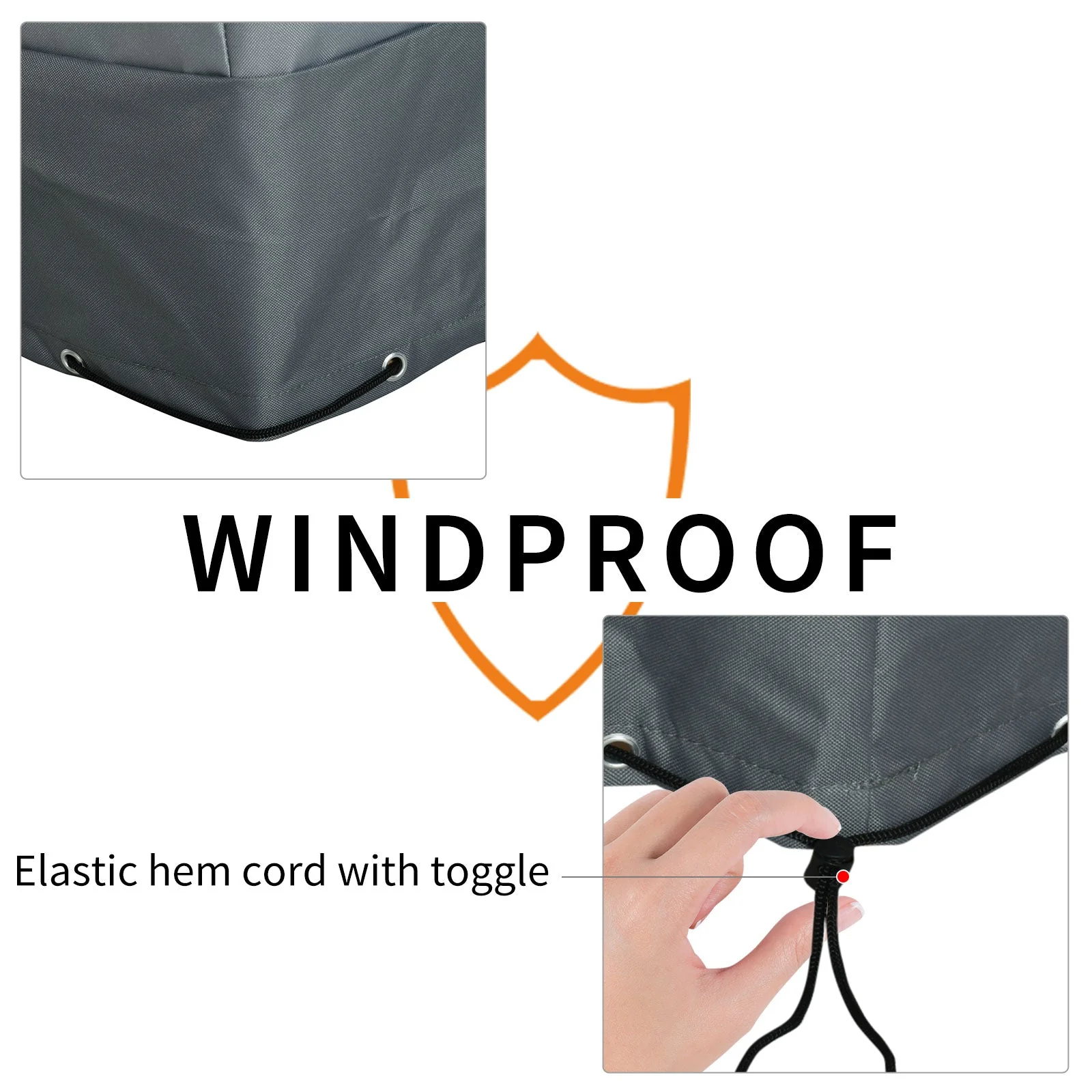 190x72cm Outdoor Garden Rattan Furniture Protective Cover Water UV Resistant - Image 4