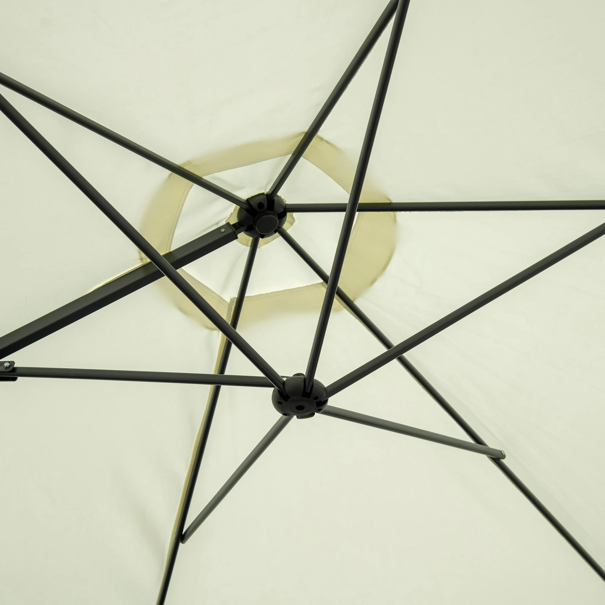 2.5M Garden Cantilever Parasol with 360° Rotation - Image 7