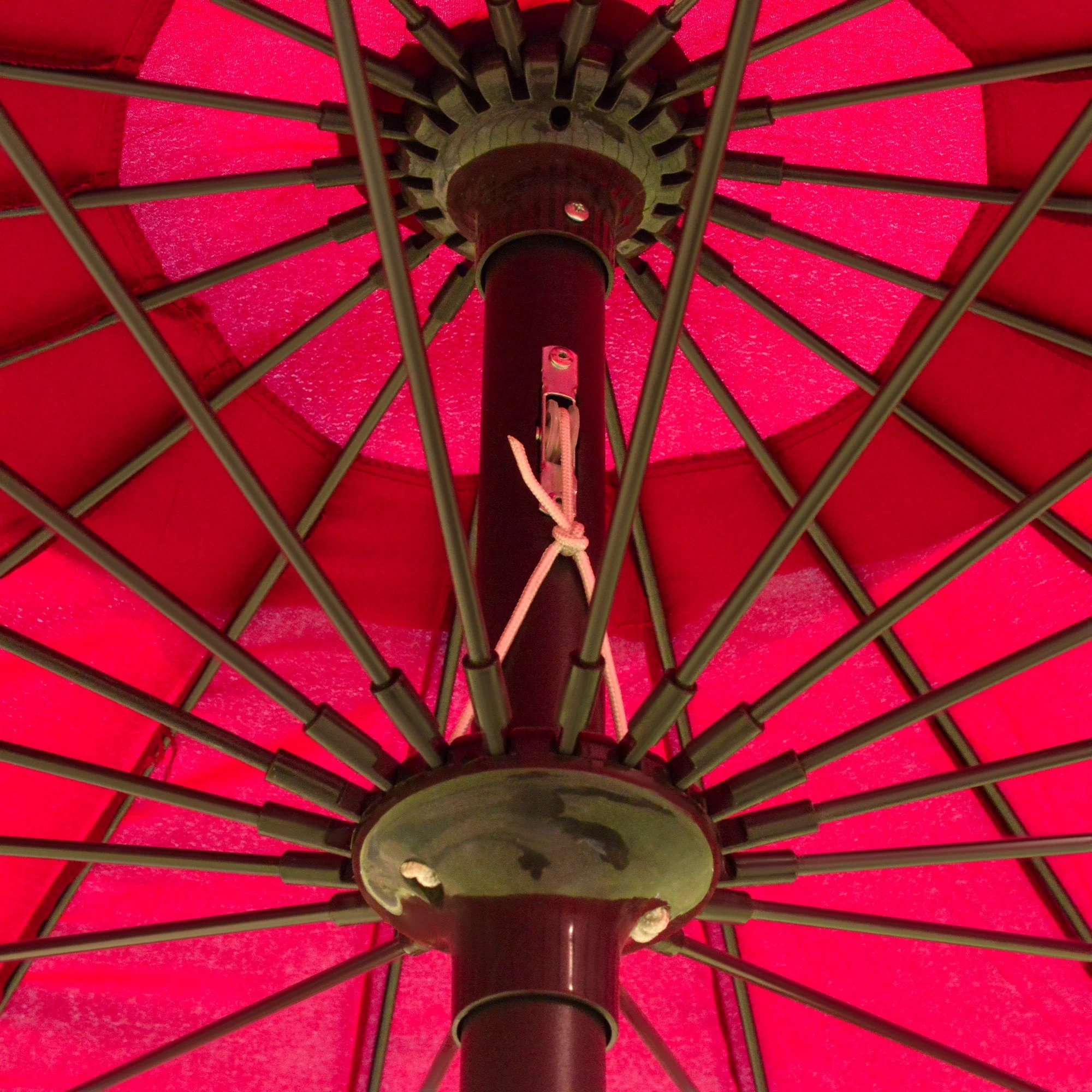 2.6m Shanghai Garden Parasol Umbrella with Crank & Tilt - Image 8