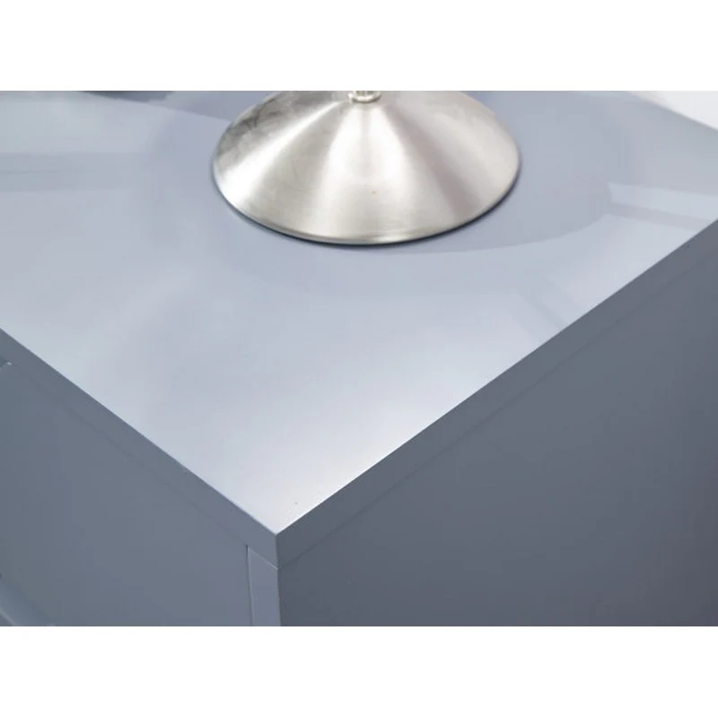2 Nyborg Bedside Tables Dark Grey 2 Drawers - Image 6