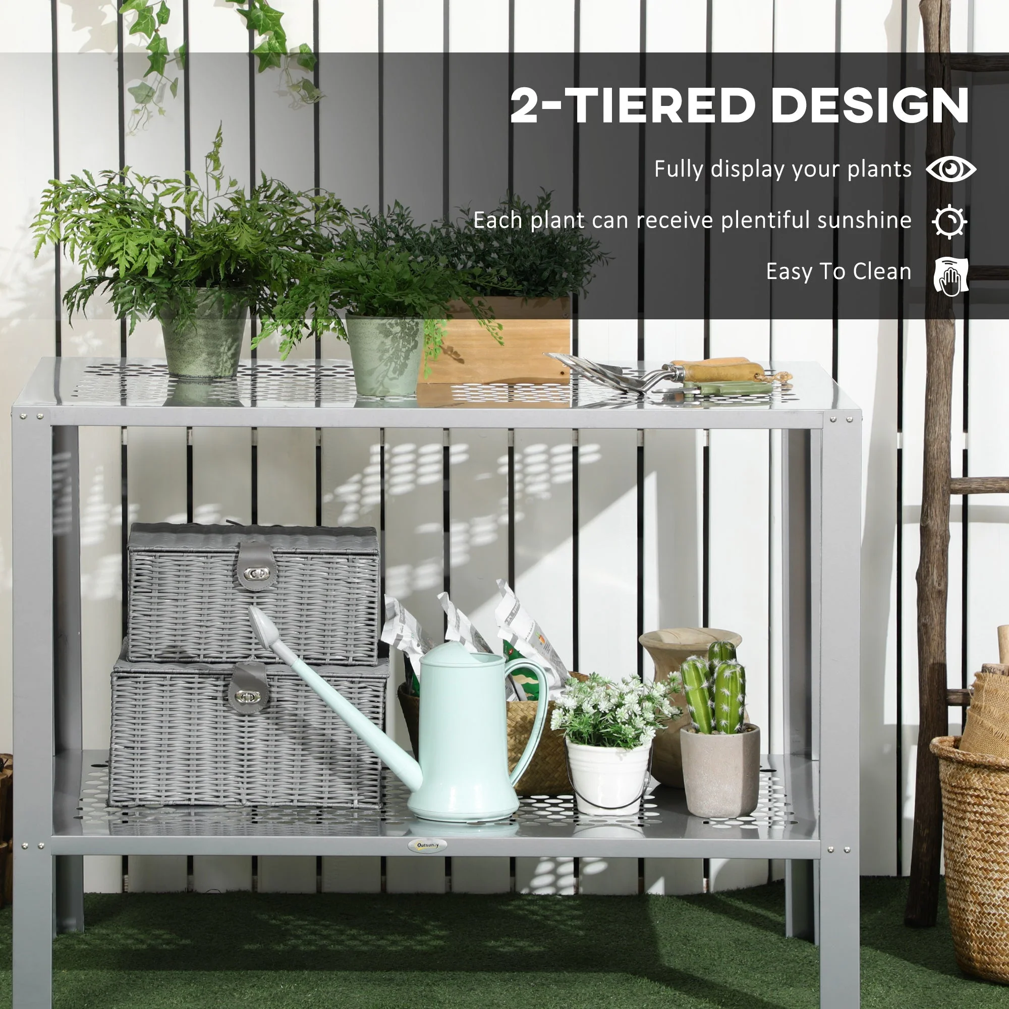 2-Tier Plant Stand - Image 4