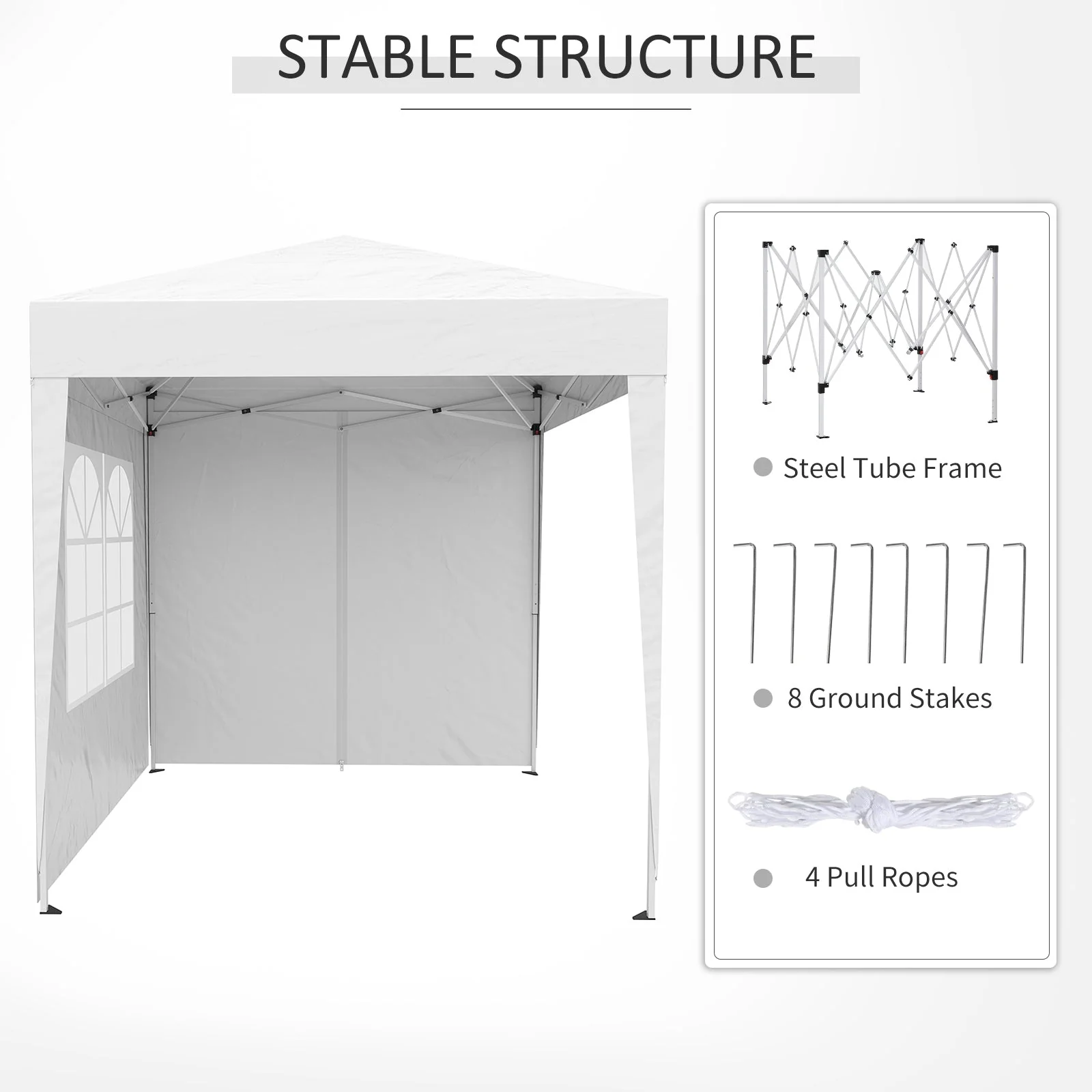 2 x 2M Pop Up Gazebo Canopy - Image 8