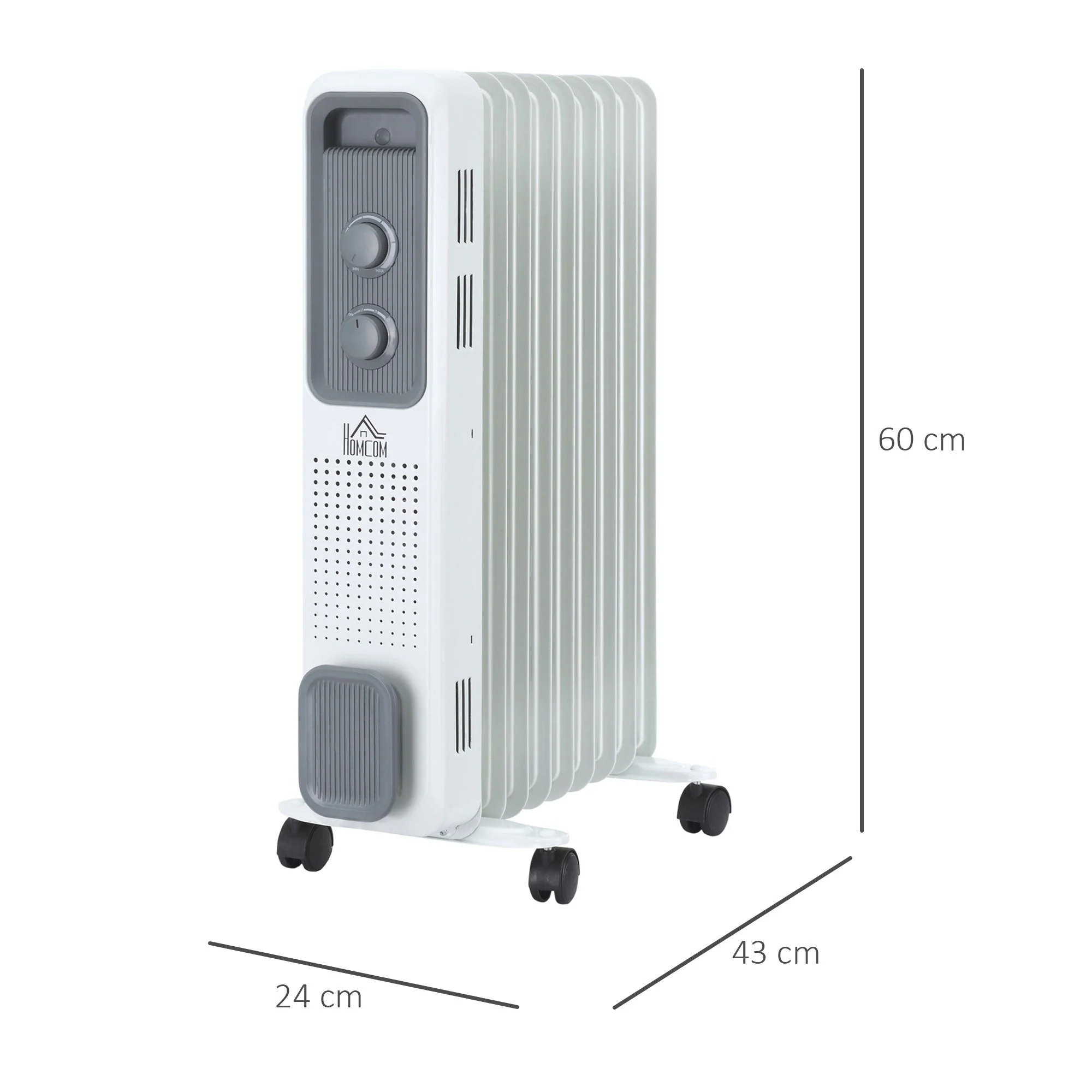2180W Oil Filled Radiator - Image 3