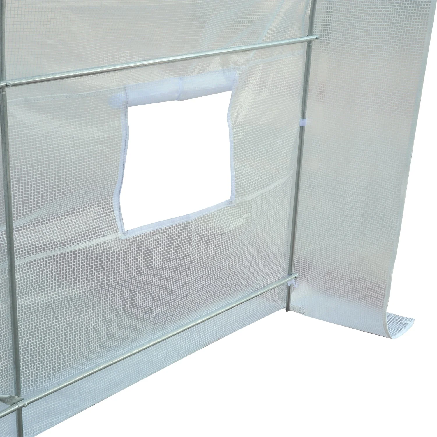250L×200W×200H cm Walk-in Greenhouse-White - Image 7