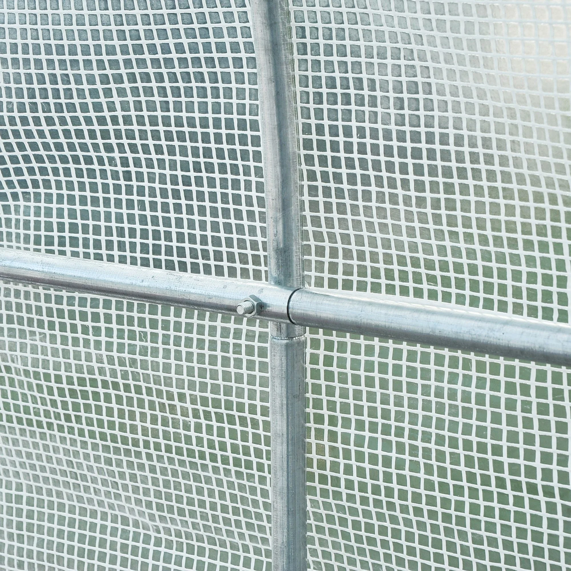 250L×200W×200H cm Walk-in Greenhouse-White - Image 9