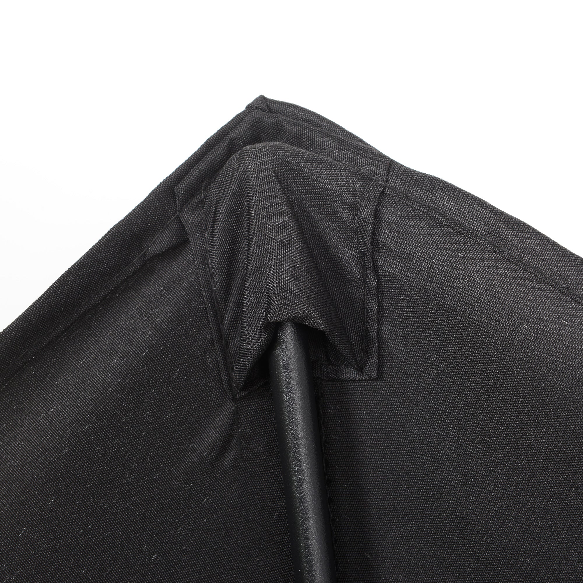 2m Aluminium Pole Garden Parasol - Black - Image 8