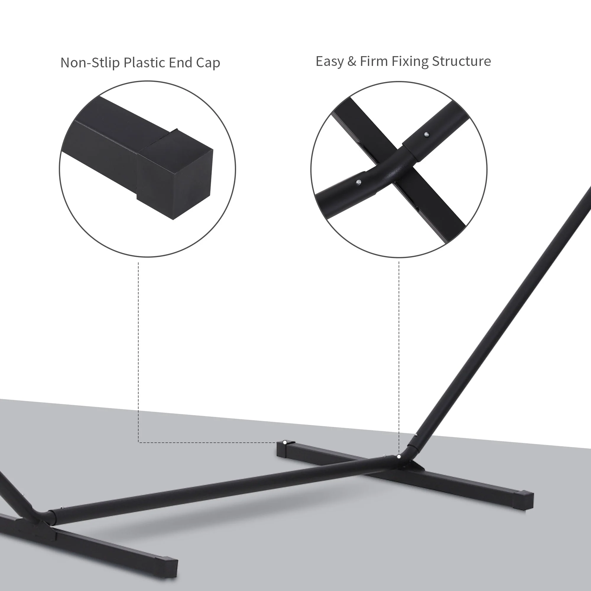 3.6m Extra-long Universal Hammock Stand Metal Frame Garden Camping Picnic Outdoor Patio Replacement – Stand Only - Image 6