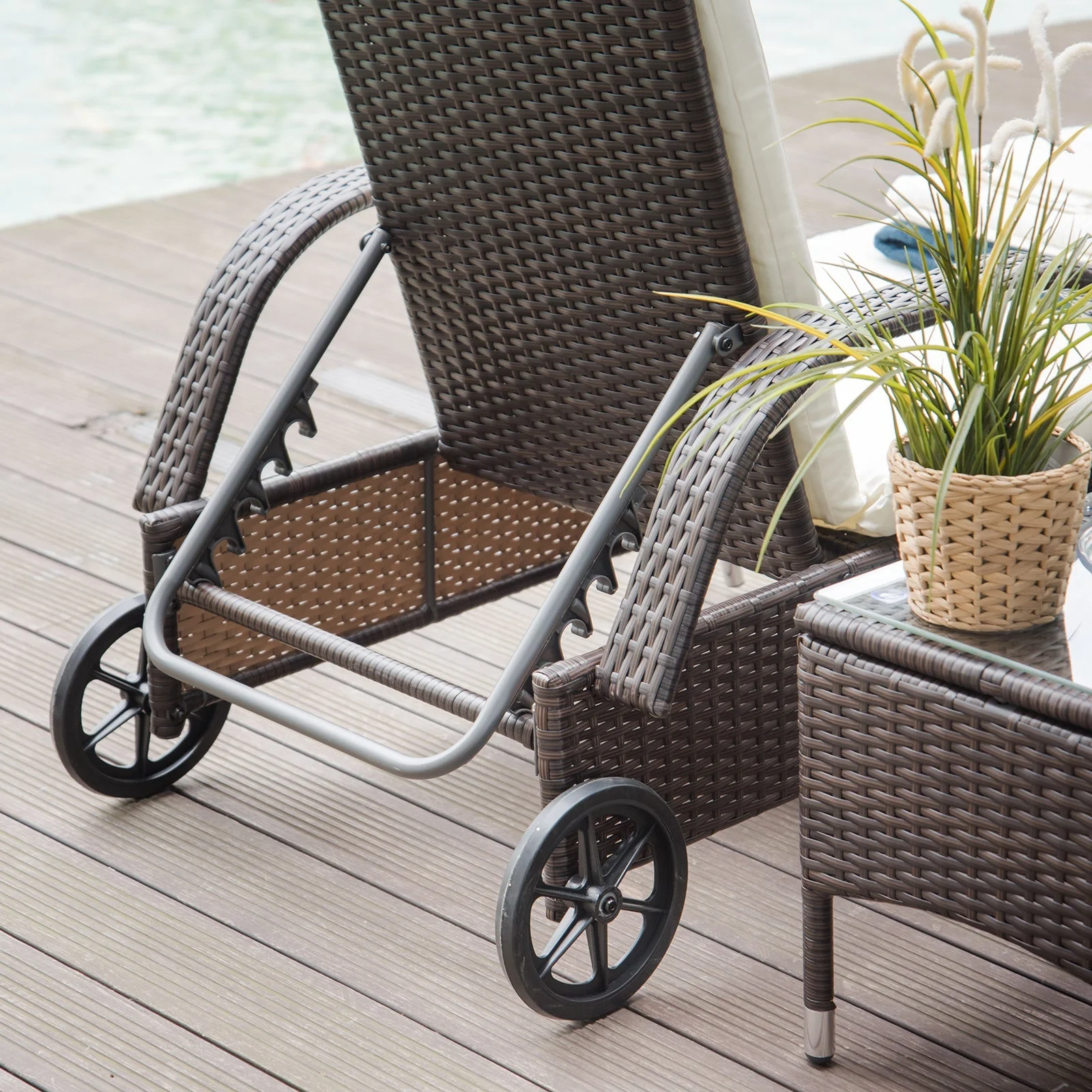 3-Pieces Patio Lounge Chair Set - Image 9