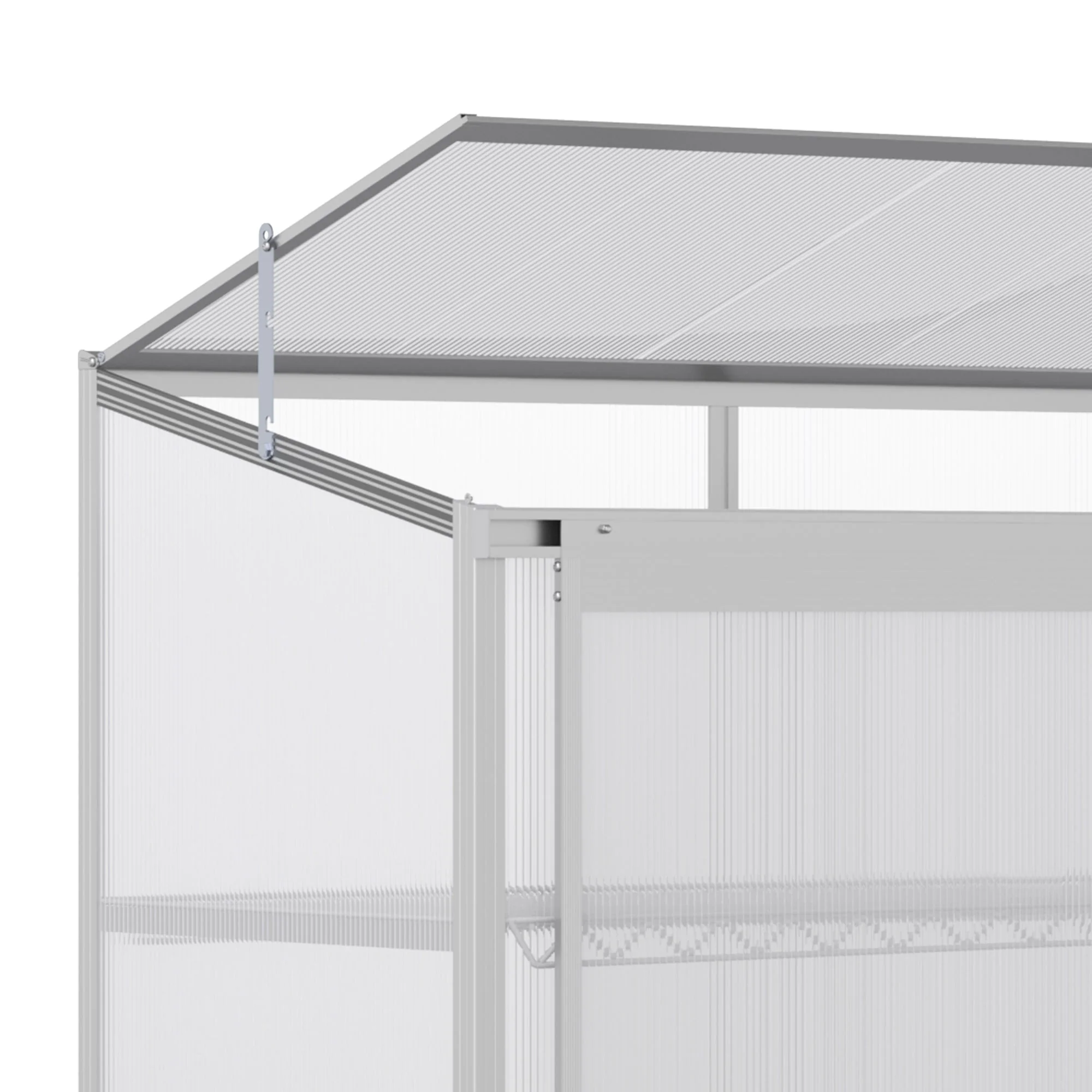 3 Tier Cold Frame With Sliding Door Galvanised Steel by Greenery - Image 8