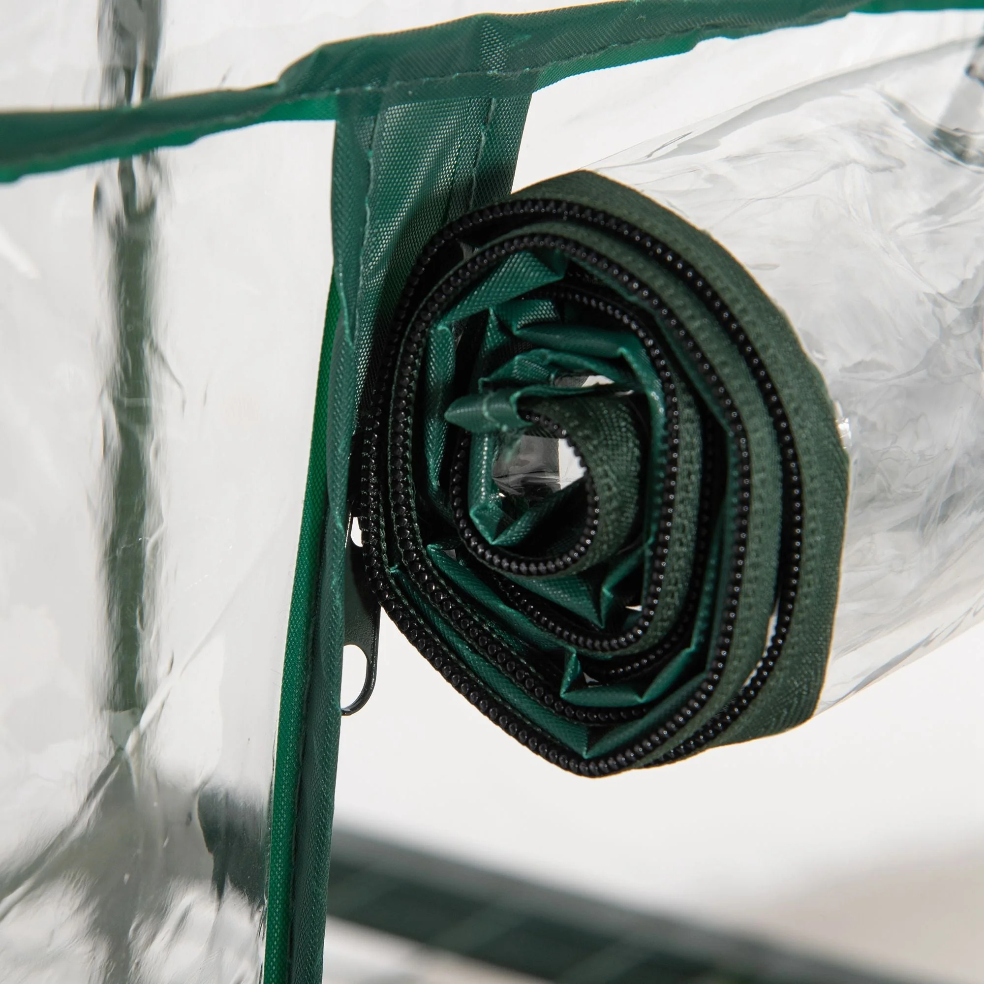 3 Tier Mini Greenhouse Portable Garden Grow House with Roll Up Door and Wire Shelves - Image 7