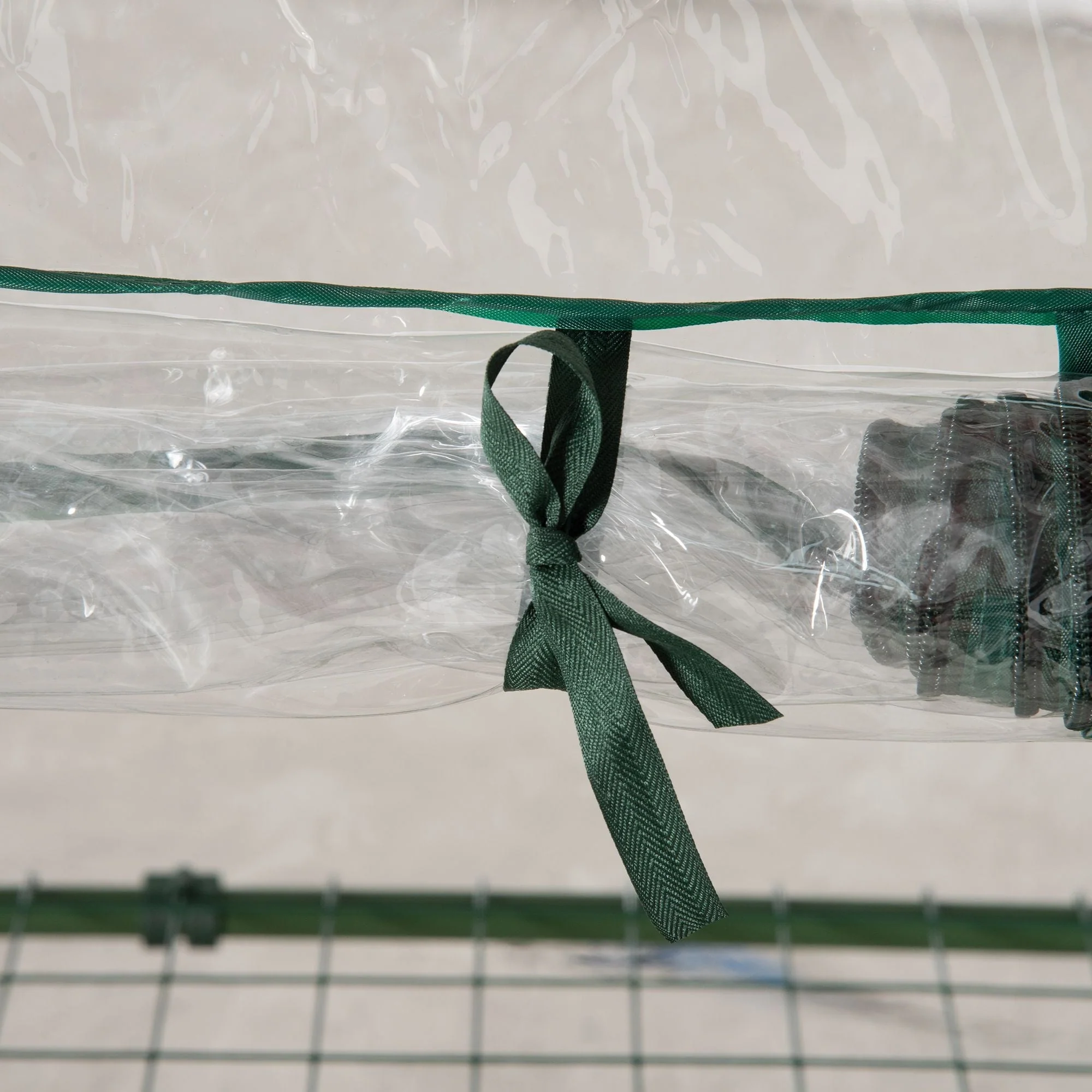 3 Tier Mini Greenhouse Portable Garden Grow House with Roll Up Door and Wire Shelves - Image 8