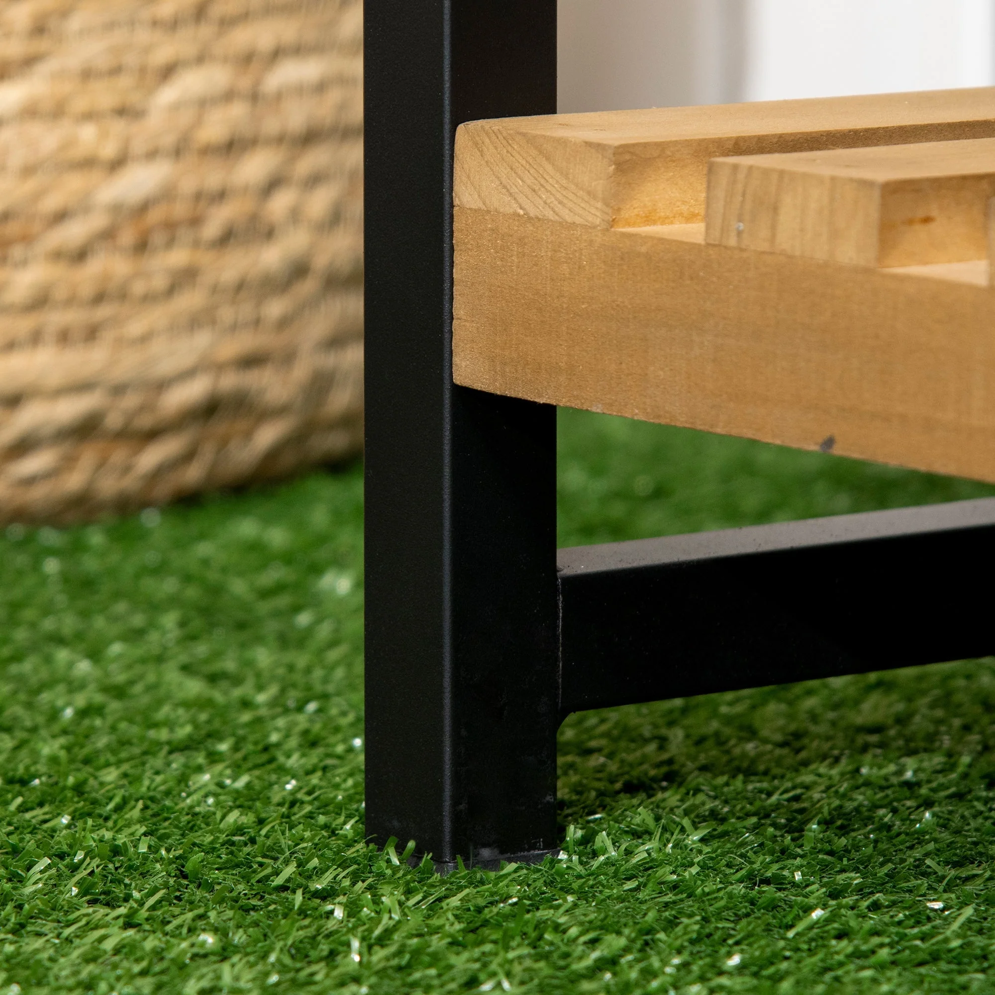 3 Tiered Plant Stand with Hanging Hooks - Image 9