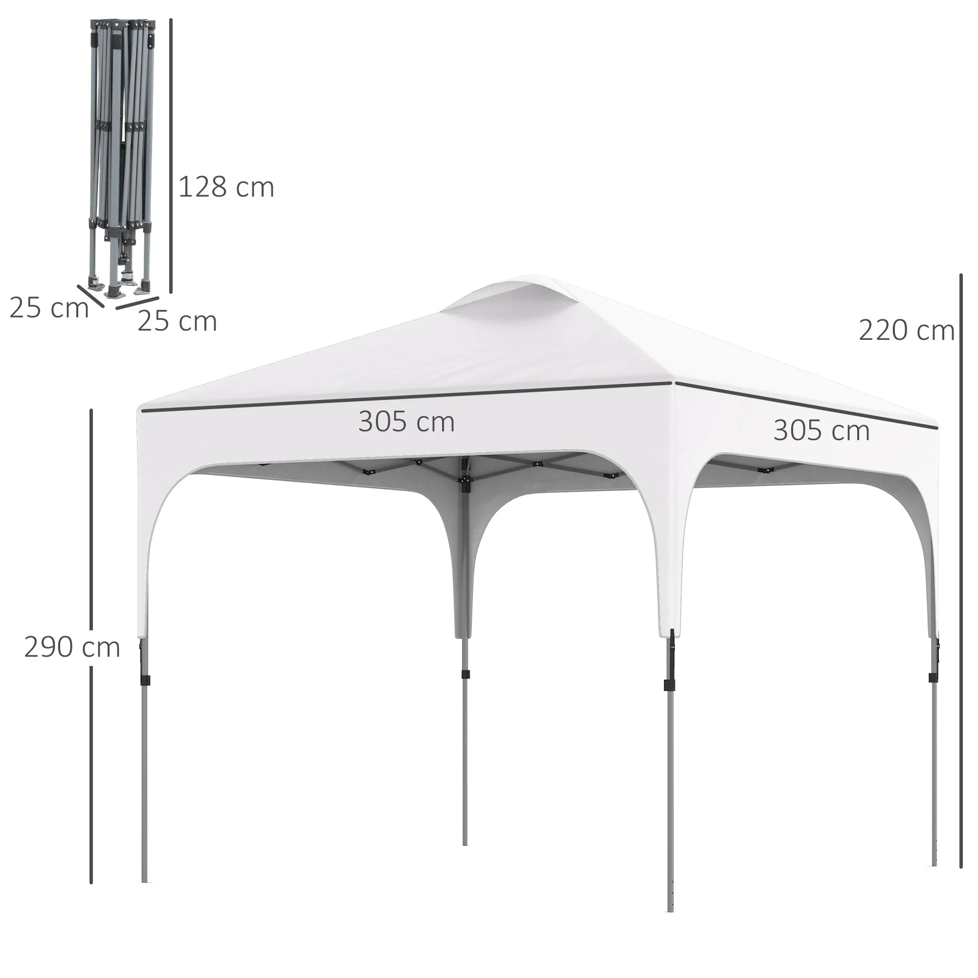 3 x 3 M Pop Up Gazebo - Image 3