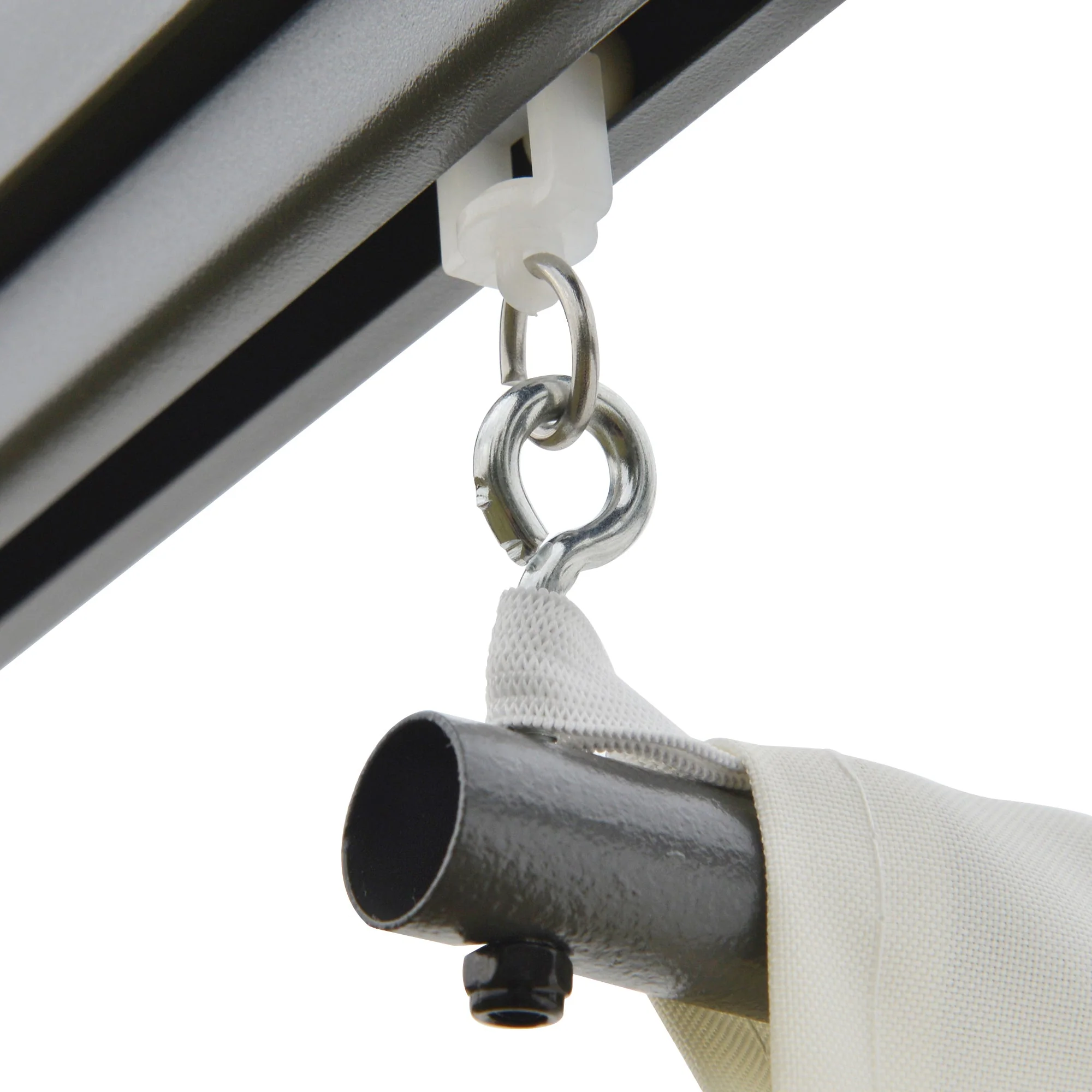 3 x 3M Outdoor Pergola Retractable Canopy Wall Mounted Gazebo Patio Shelter Sun Shade - Image 7