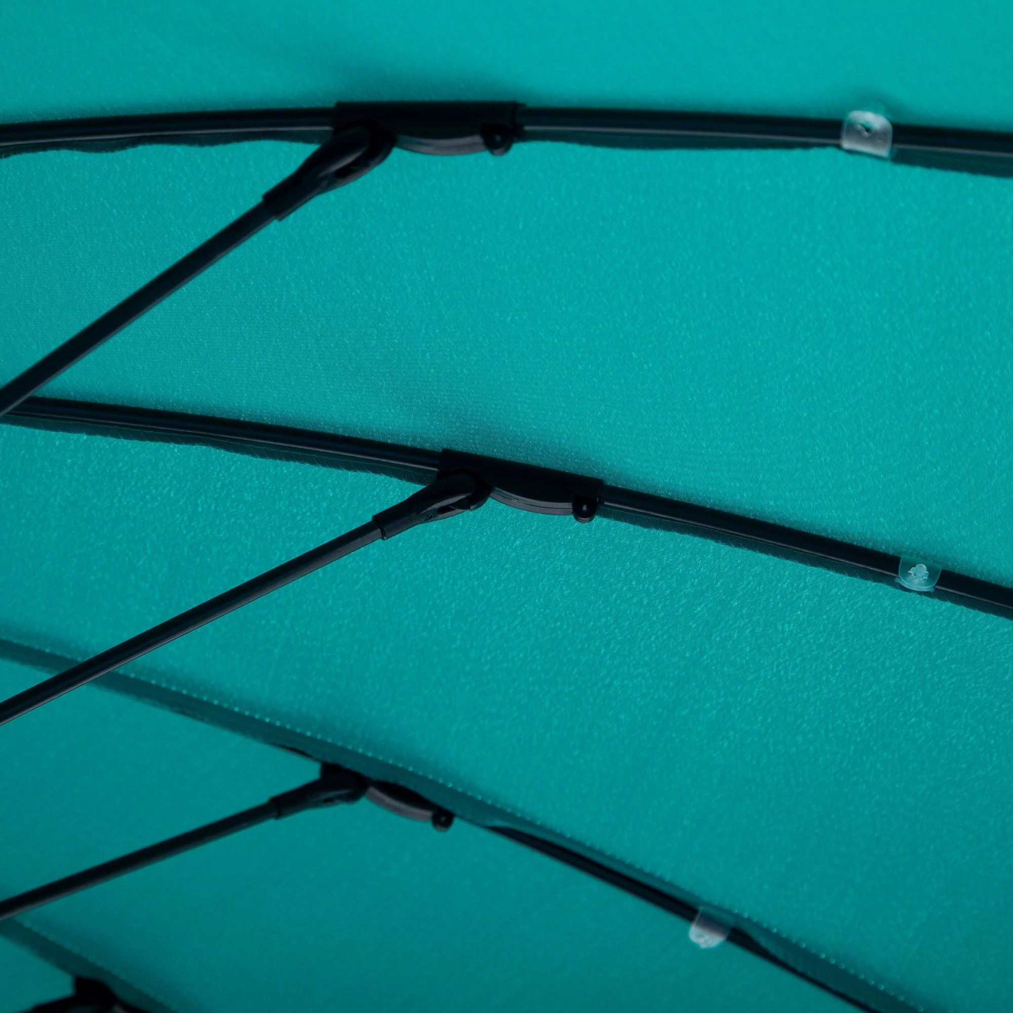 3M Cantilever Umbrella 18 Ribs & Vents Adjustable Angle for Patio Green - Image 8