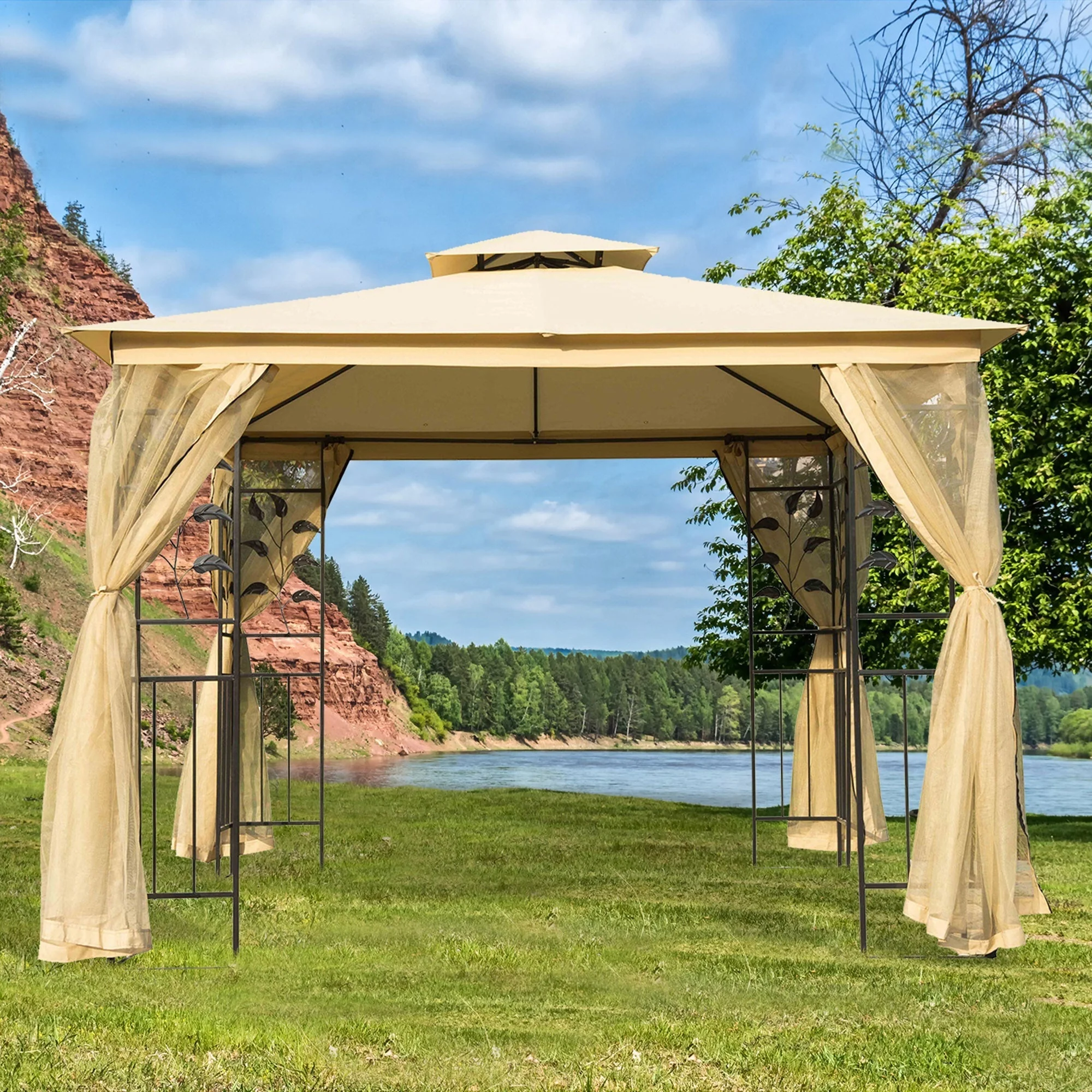 3M x 3M Garden Gazebo - Image 2