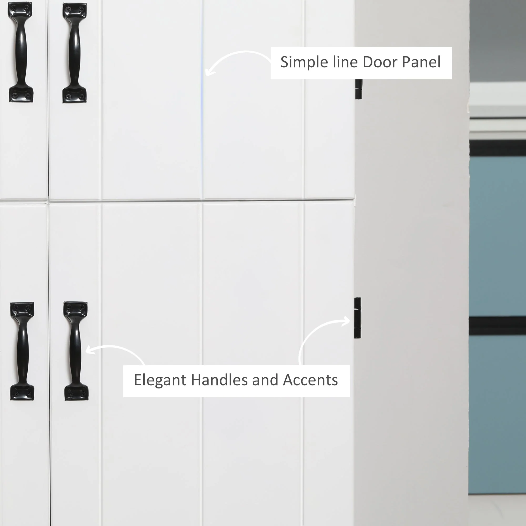 4-Door Tall Kitchen Cupboard - Image 7