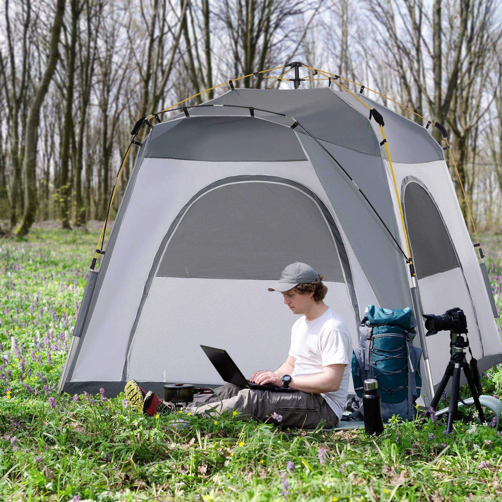 4 Person Automatic Camping Tent - Image 2