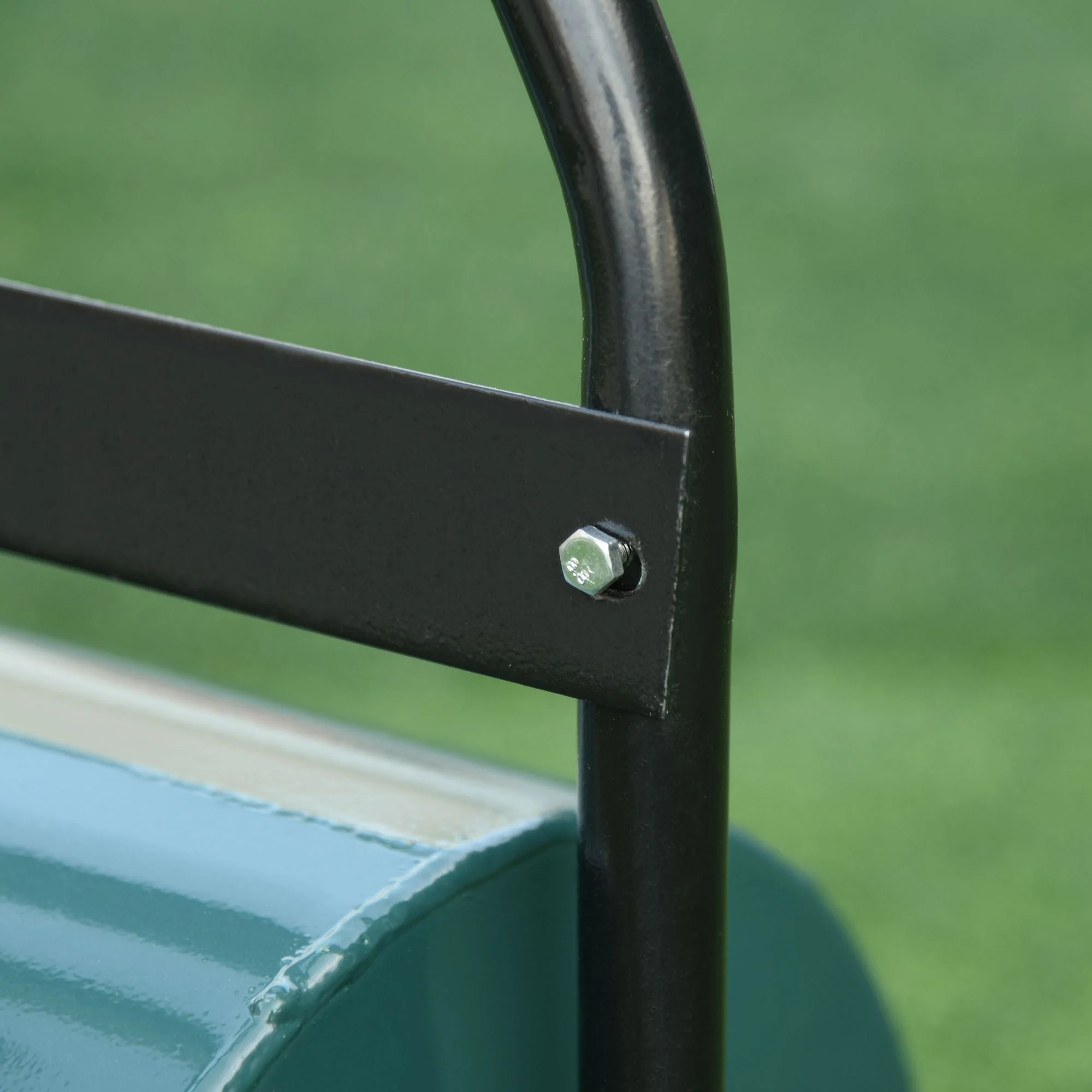 40L Metal Sand or Water Filled Lawn Roller Green - Image 8