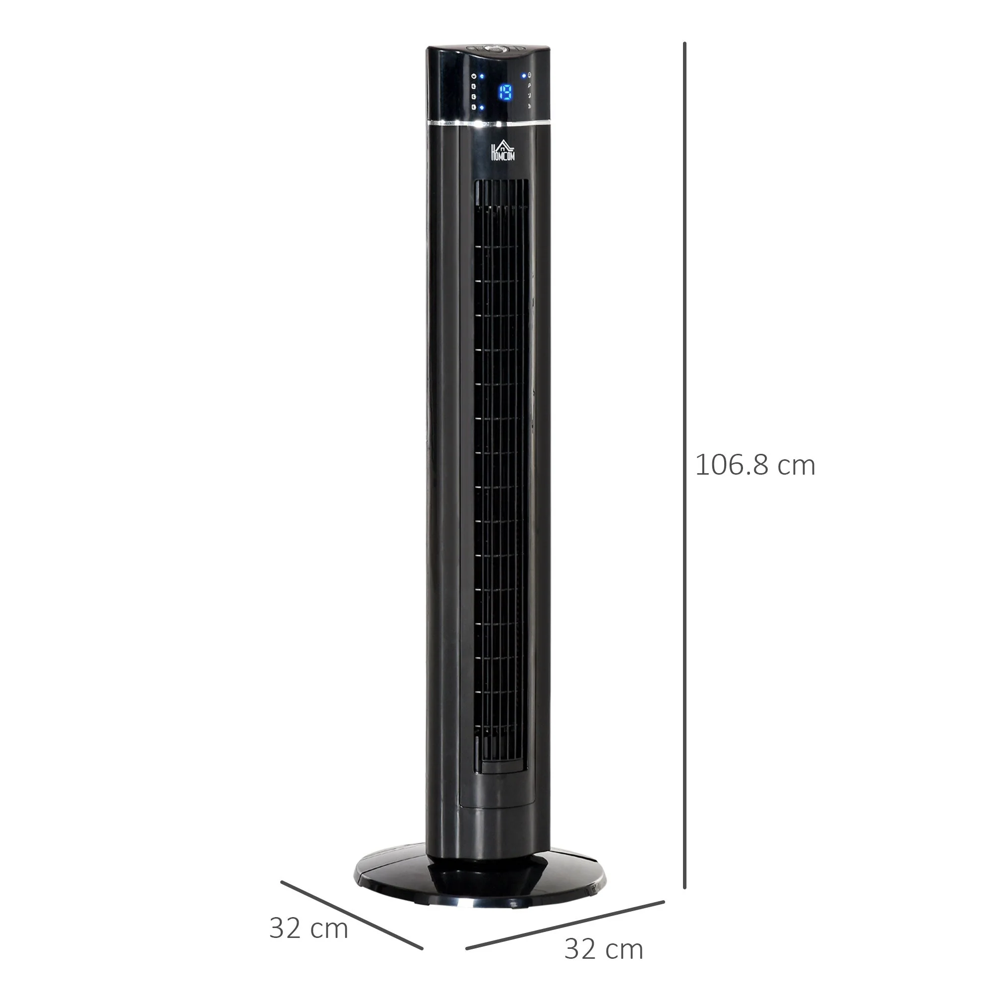 42" Anion Tower Fan Cooling for Bedroom with 3 Speed - Image 3