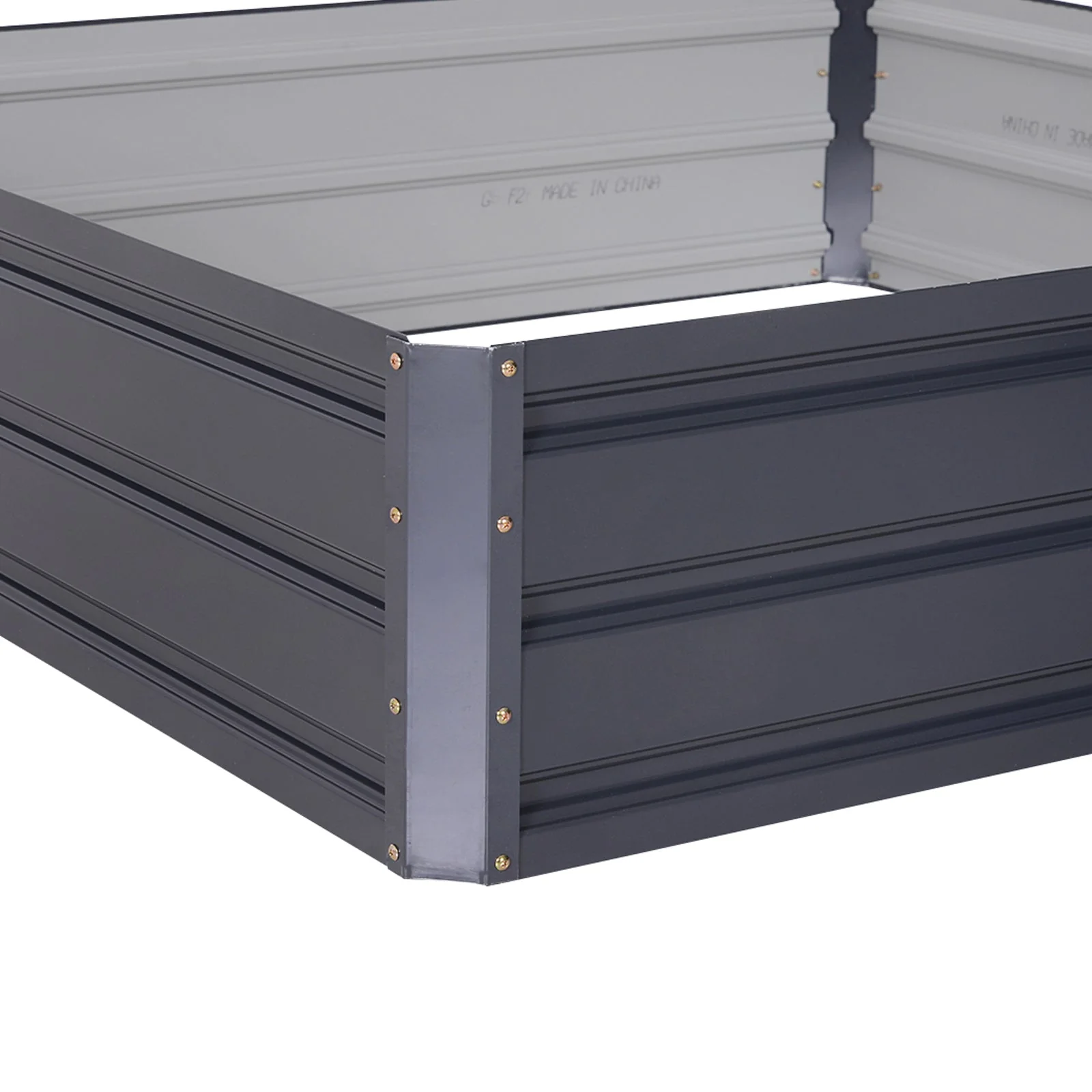 432L Square Raised Garden Bed Box with Weatherized Steel Frame for Vegetables - Image 7