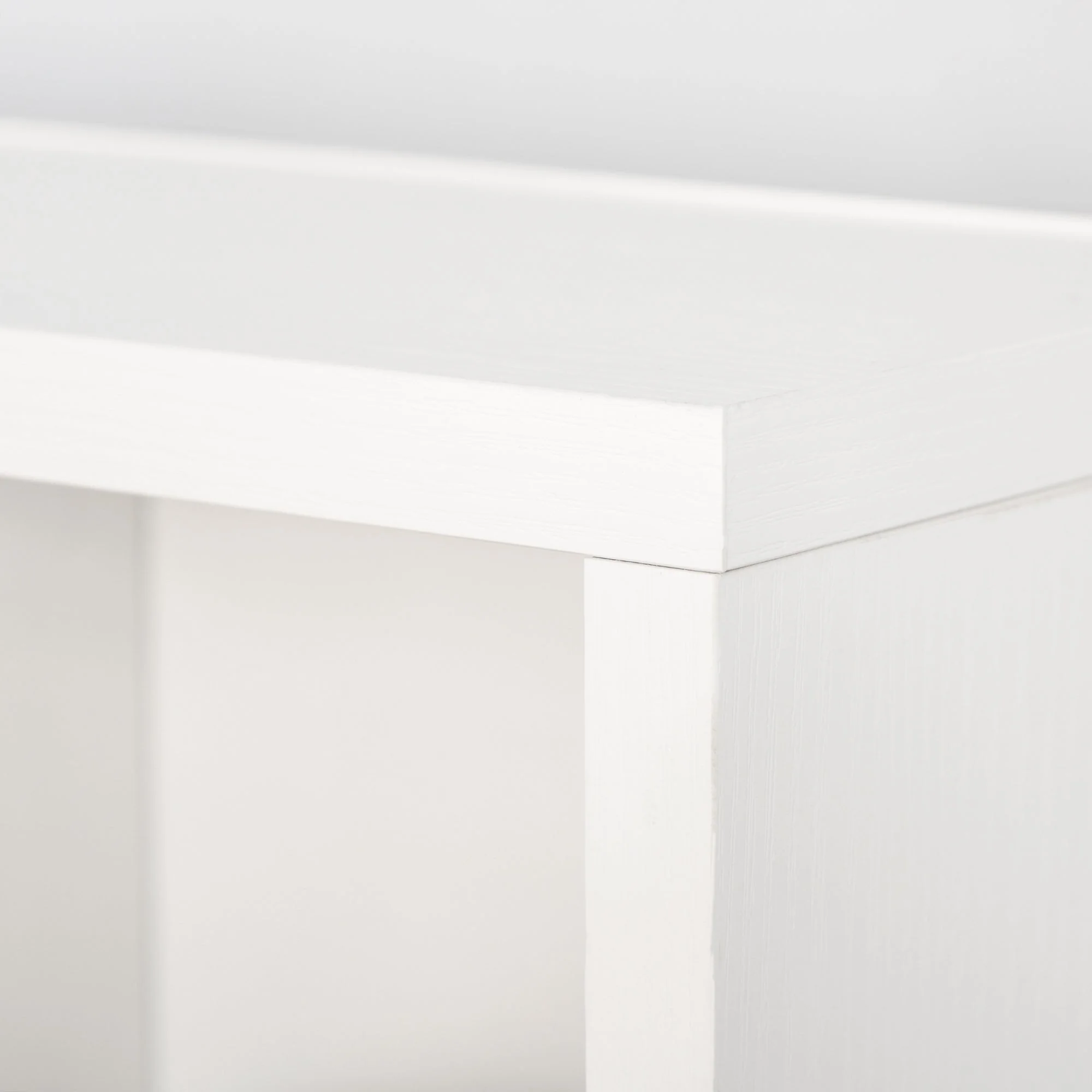 480 CD / 312 DVD Storage Shelf Rack Media Storage Unit Shelves Racks Wooden Bookcase Display Unit with 4 Adjustable Shelves White - Image 7