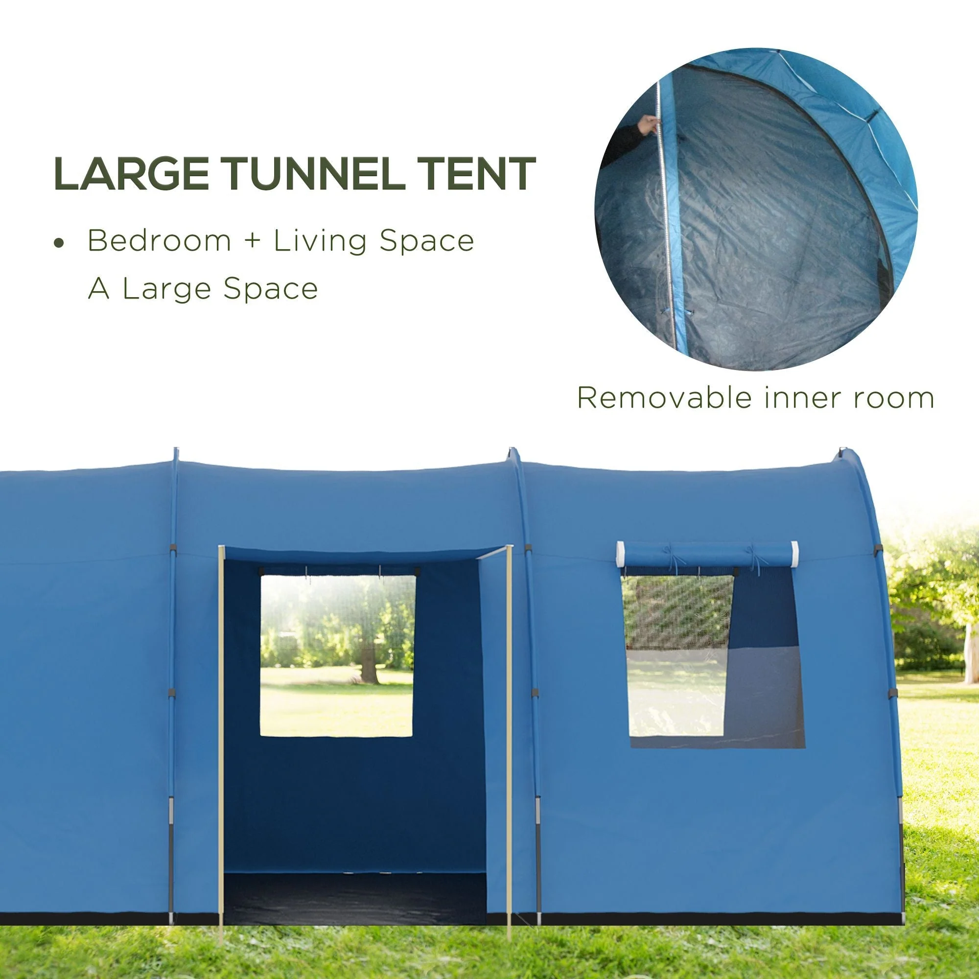 5-6 Man Tunnel Tent - Image 4