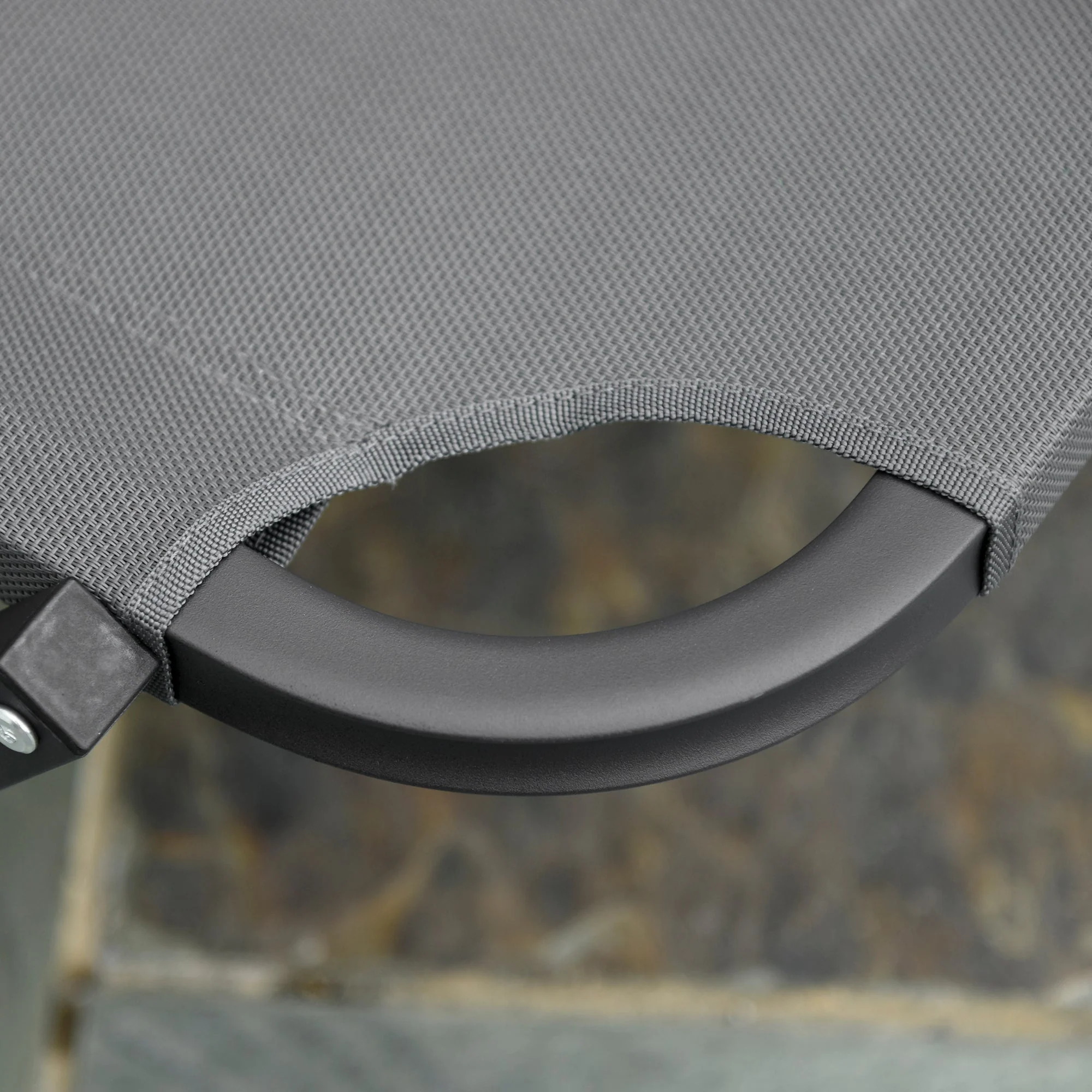 5-Position Sun Lounger Aluminium Grey by Aosom - Image 8