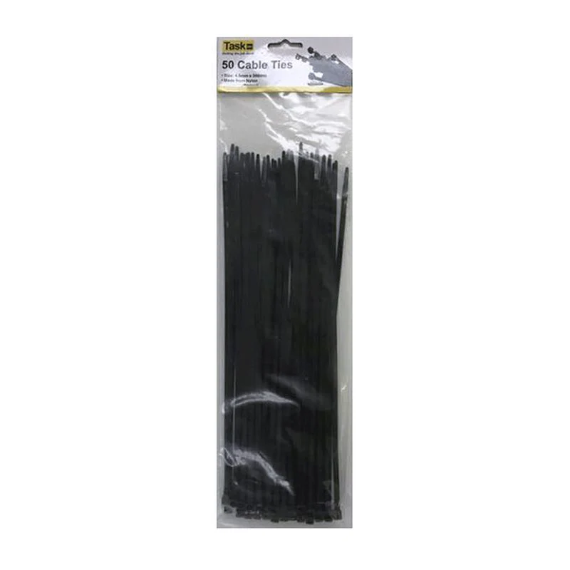 50 Pack 12 Inch Black Cable Ties (4.8mm) - Image 2