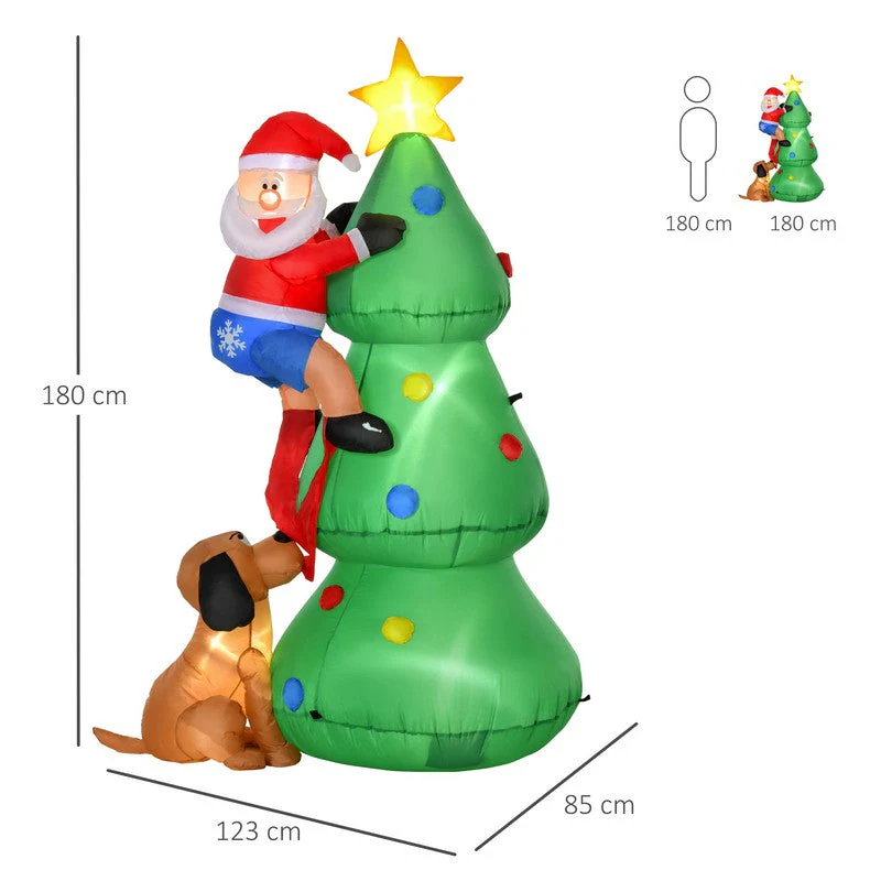 6 Foot Inflatable Christmas Tree - Image 3