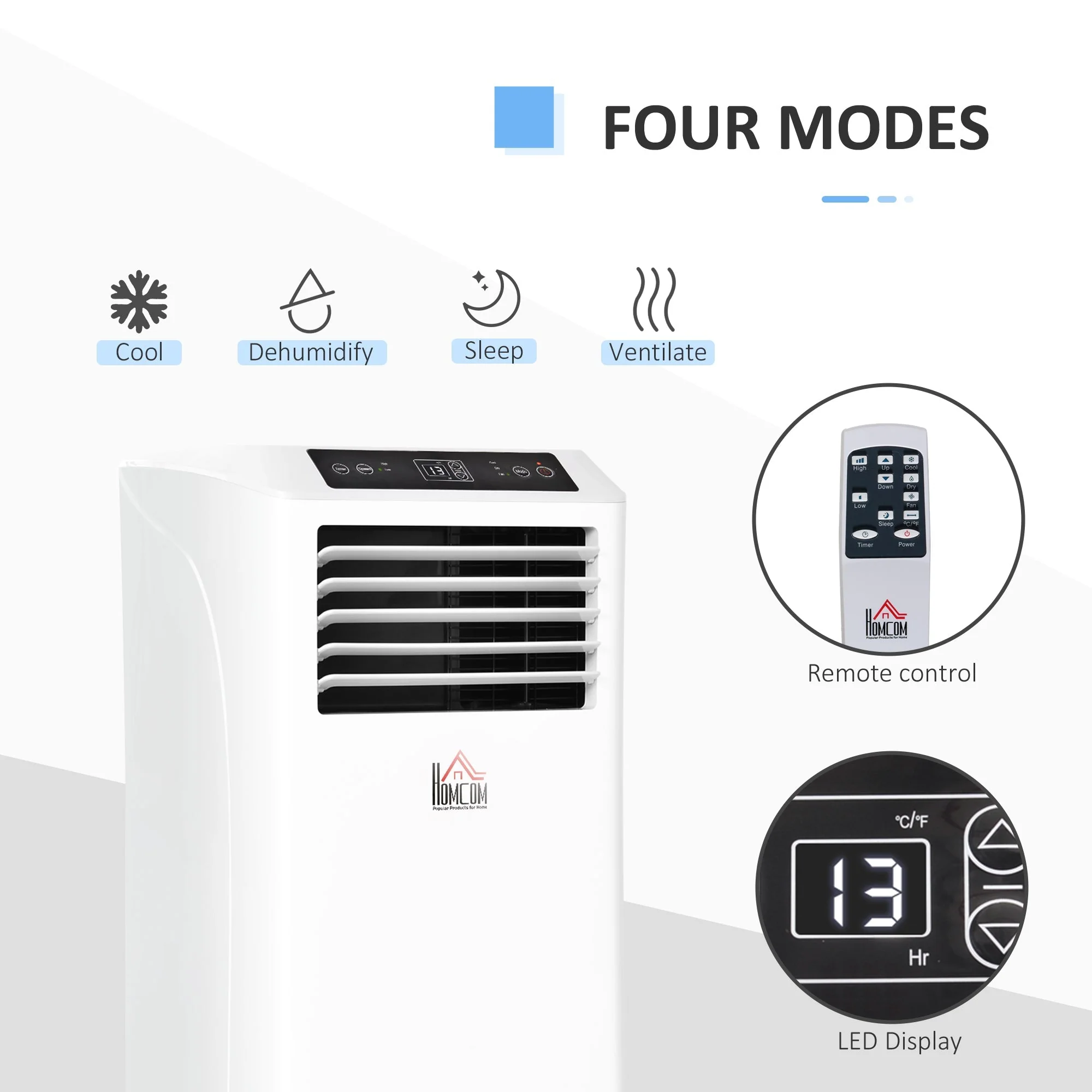 A Rated 10,000 BTU Portable Air Conditioner With 24 Hour Timer - Image 4