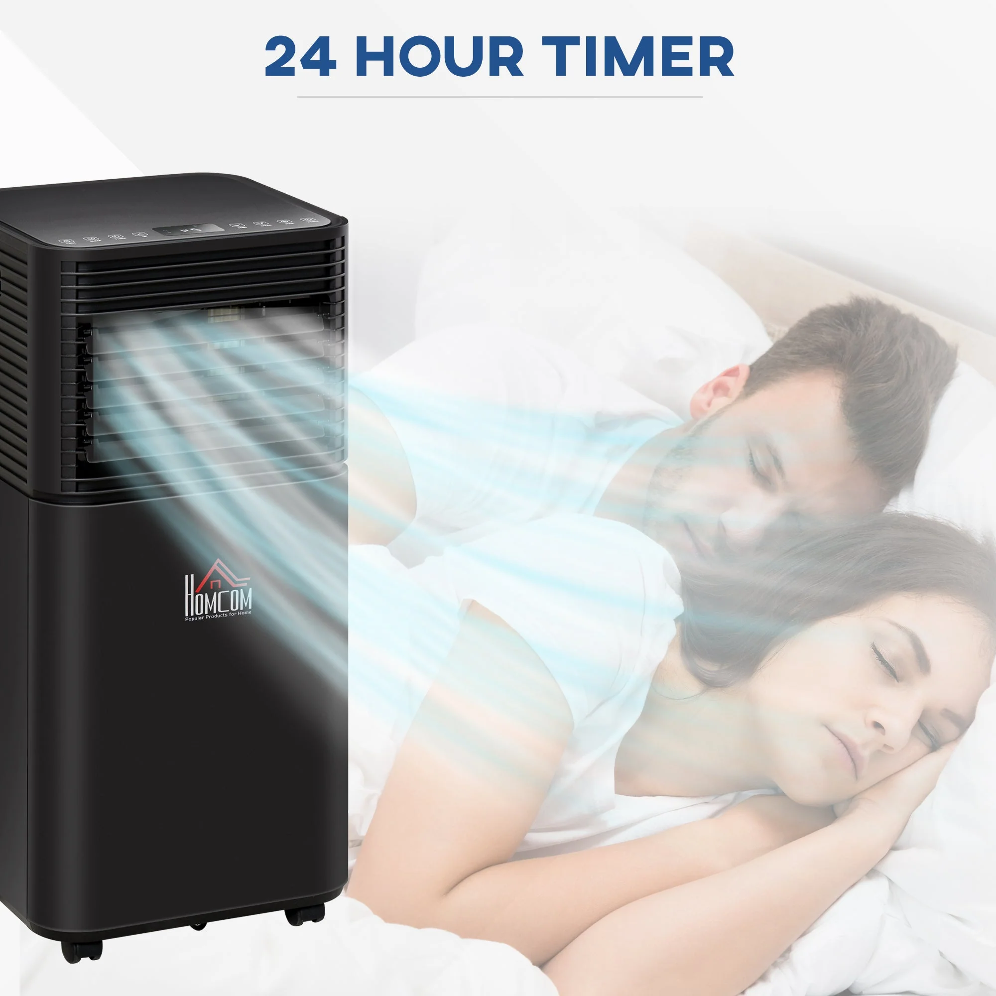 A Rated 9,000 BTU 4-In-1 Portable Dehumindifier With Remote & 24 Hour Timer - Image 8