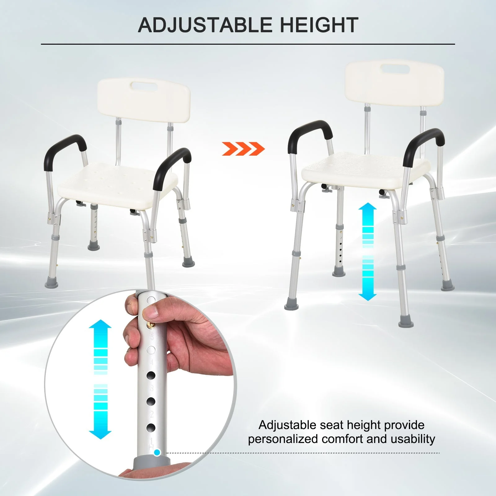 Adjustable Shower Bench - Image 5