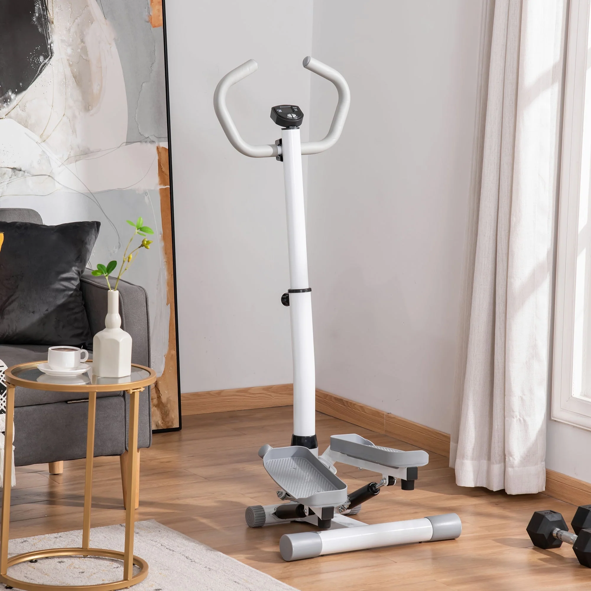 Adjustable Twist Stepper Aerobic Body Workout Machine For Home Gym - Image 2