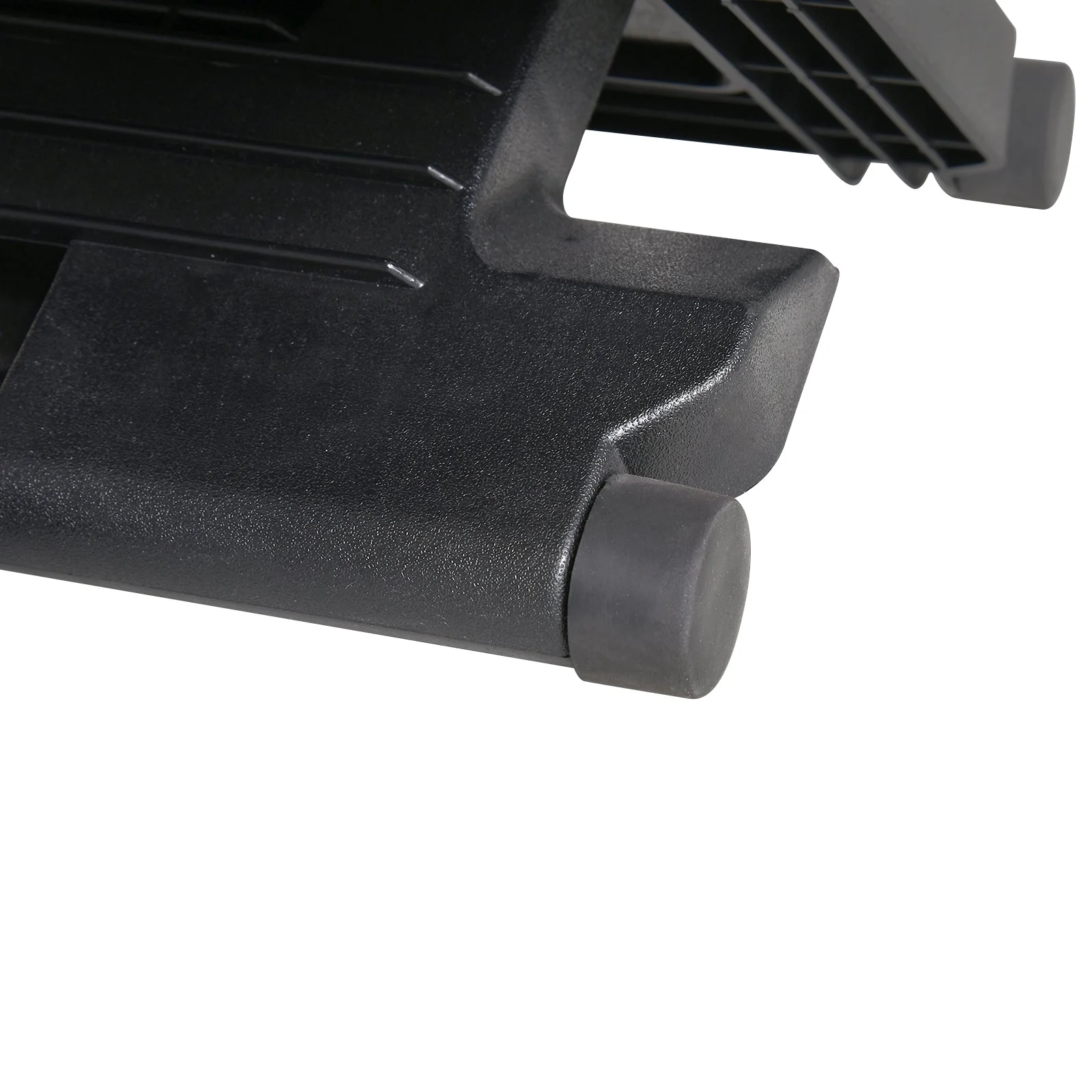 Adjustable Under-Desk Footrest Height Angle Tilt Anti-Slip Compact Health Black - Image 9