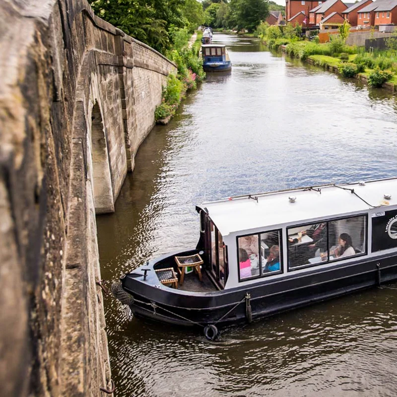 Afternoon Tea and Lancashire Canal Cruise - Gift Experience For Two - Image 3