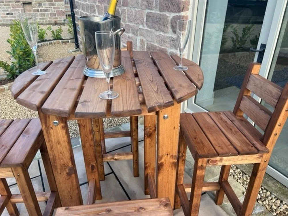 Alfresco Garden Furniture Set by Charles Taylor - 4 Seats - Image 2