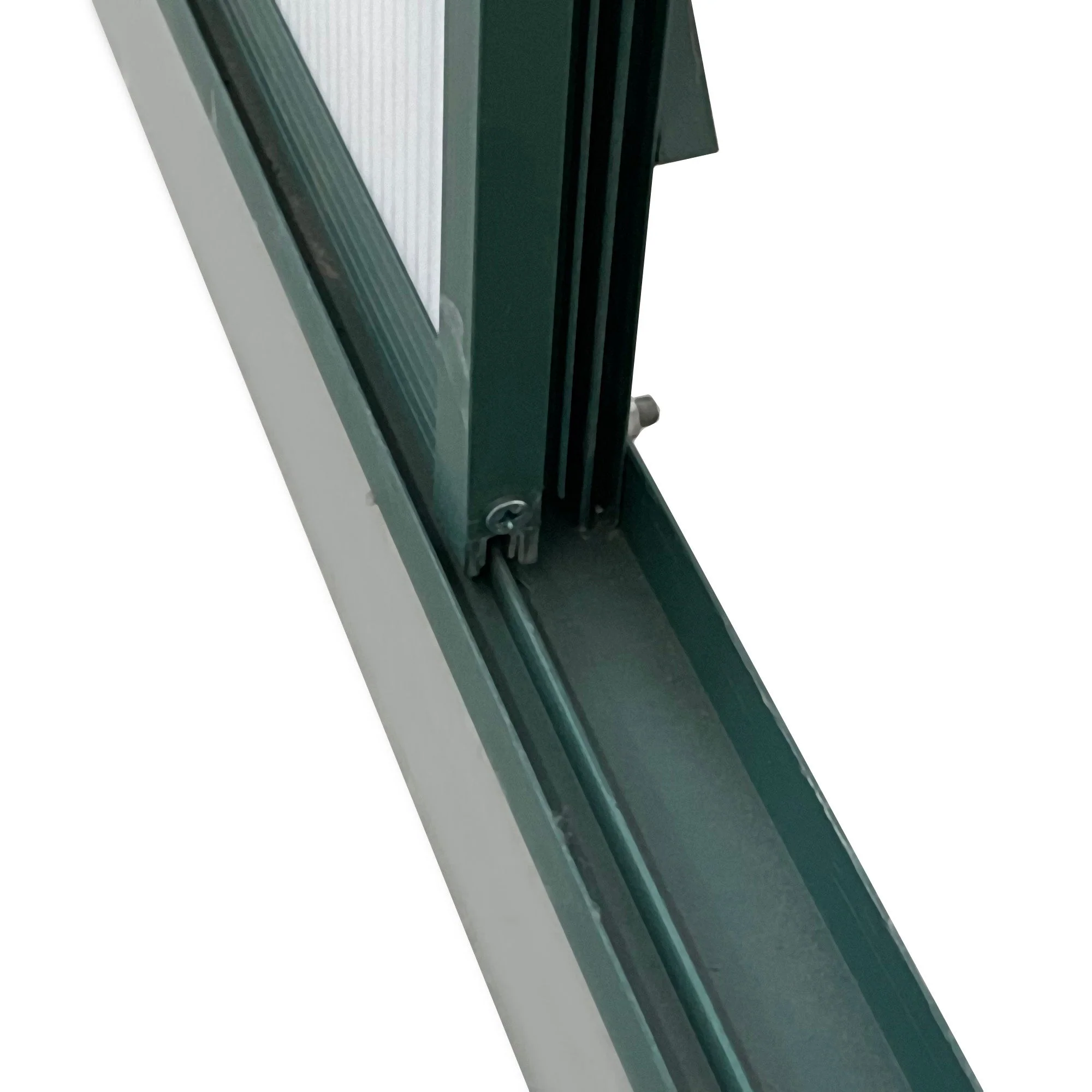 Aluminum Greenhouse Polycarbonate Walk-in Garden Greenhouse Kit with Adjustable Roof Vent - Image 8