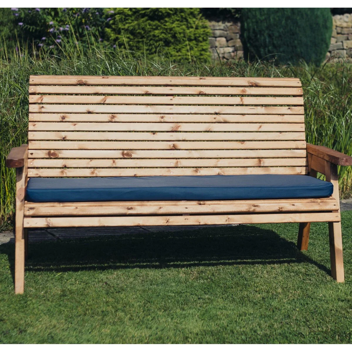 Amesbury Navy Waterproof 1 x Seat + 3 Seat Cushions by Churnet Valley - N1C-1 N3C-1 - Image 2