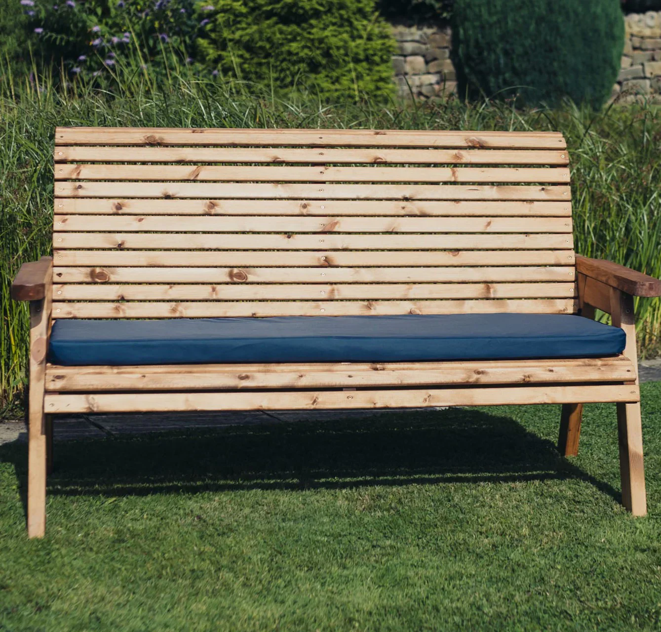 Amesbury Navy Waterproof 2 x Seat + 2 x 3 Seat Cushions by Churnet Valley - N1C-2 N3C-2