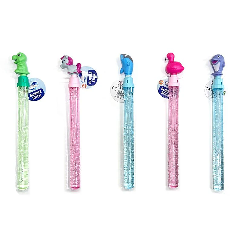 Animal Theme Bubble Stick White Pony - 35cm - Image 2