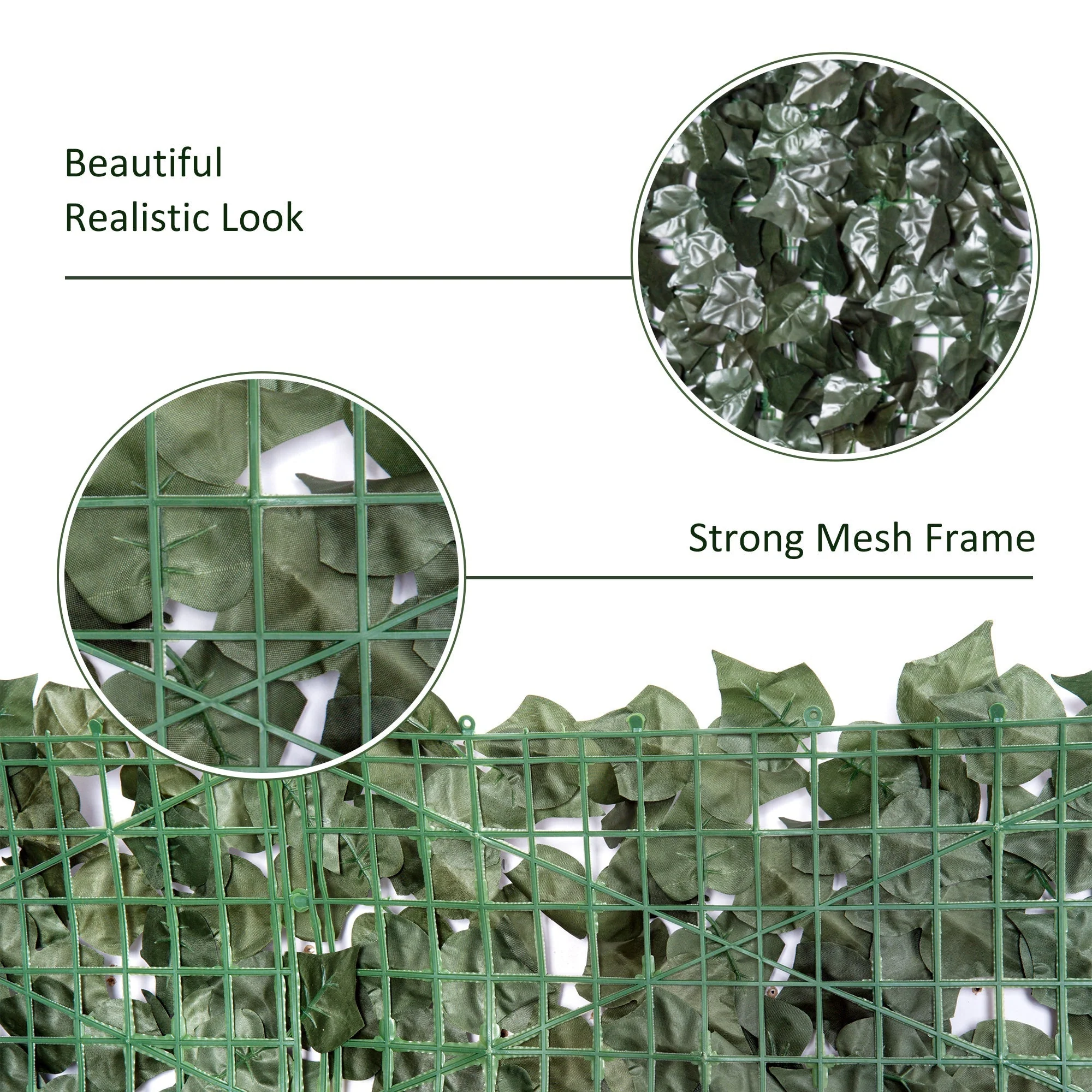 Artificial Leaf Screen Panel - Image 6