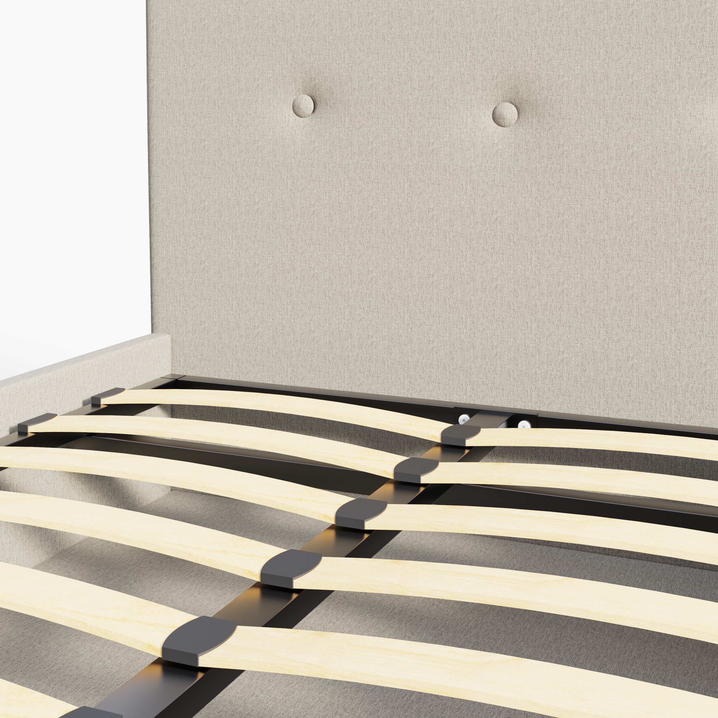 Ashbourne Single Bed Natural 3 x 7ft - Image 5